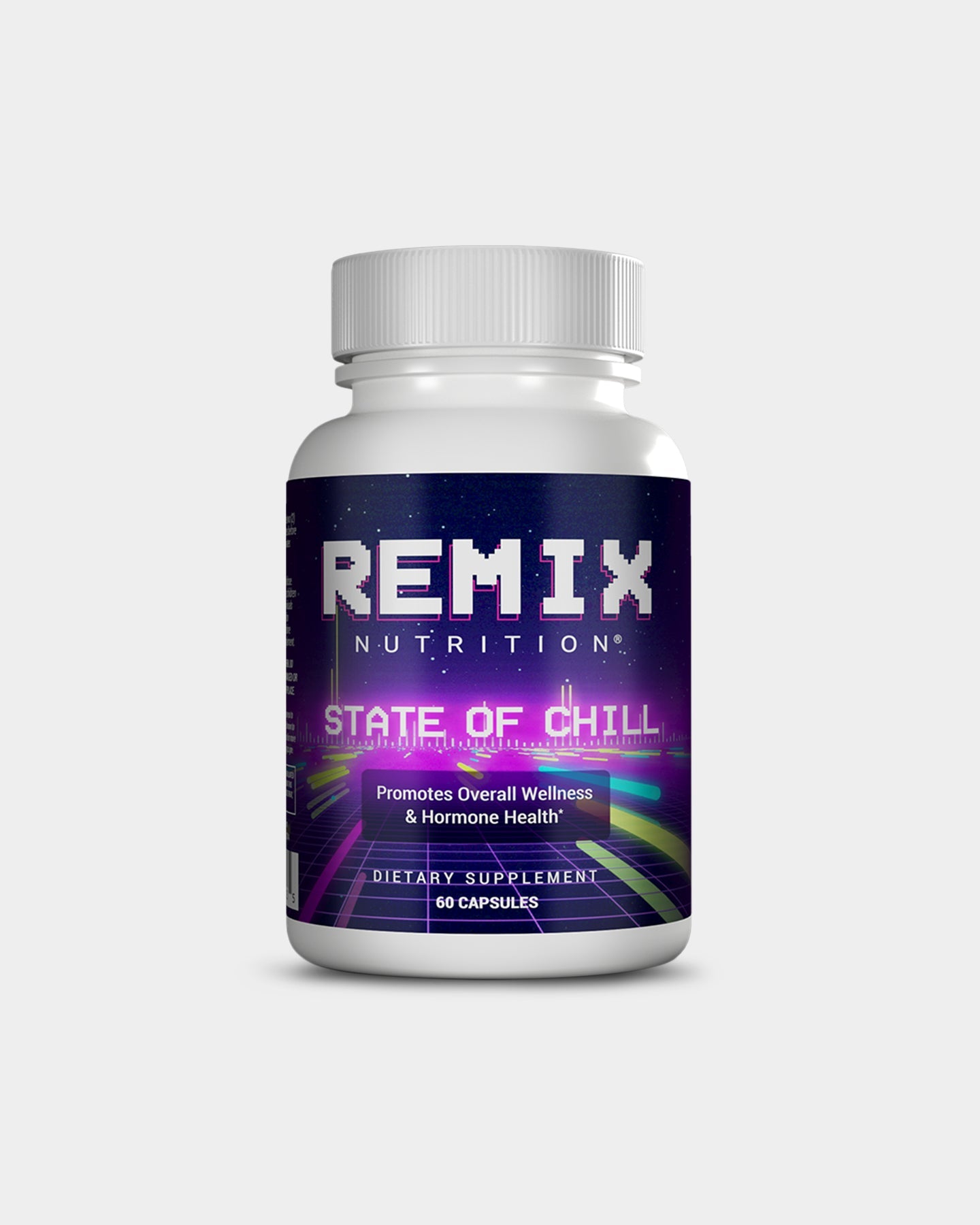 REMIX Nutrition State Of Chill Ashwagandha Supplement - Stress Relief & Relaxation Support for Better Sleep & Mental Clarity - Vegan, Non-GMO, Natural Adaptogen for Daily Wellness & Anxiety Management