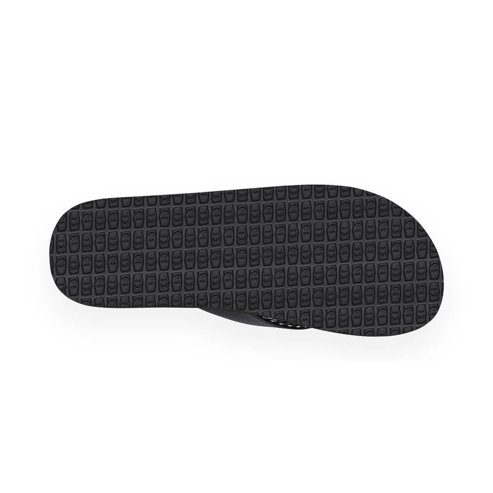 Sanuk Women's Yoga Mat Sandals - Comfortable Slip-On Shoes for Yoga, Beach & Casual Wear - Ebony Color