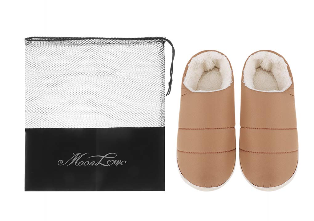 Women's & Men's Plush Winter Slipper Boots - Warm Fleece-Lined House Slippers with Non-Slip Sole | Cozy Indoor Snow Booties for Hiking, Christmas Gift & Home Comfort