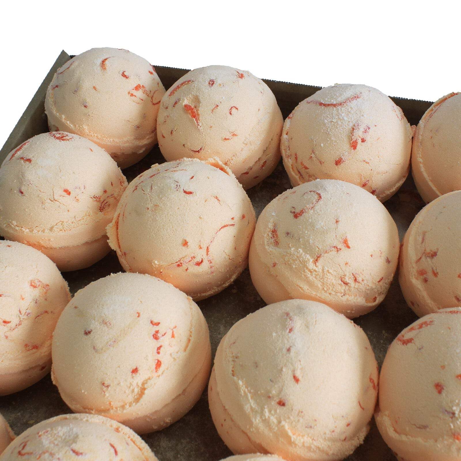 Tropical Paradise Coco Bath Bombs with Papaya Extract - Relaxing Scented Bath Bombs for Spa, Self Care & Gift Giving