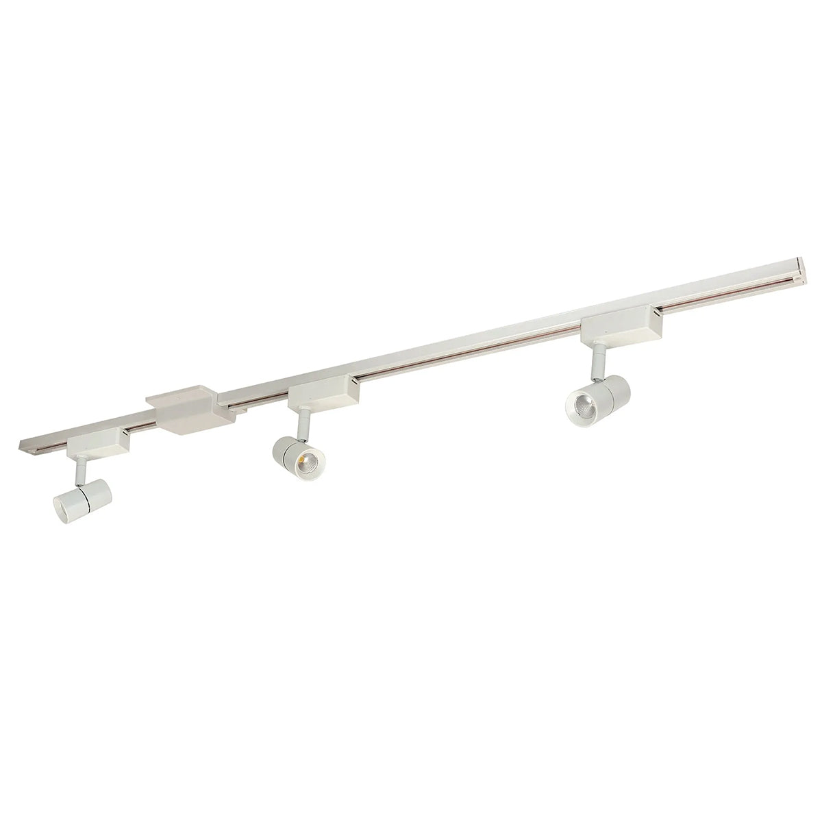 Aiden 4ft 3-Light LED Track Lighting Kit - 30W, 2400 Lumens, 4000K Neutral White, Adjustable 25° or 43° Beam Angle - Perfect for Kitchen, Gallery, Retail Store & Modern Home Lighting