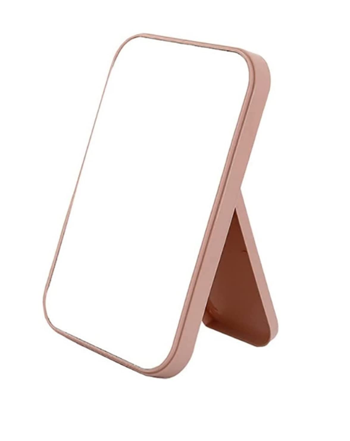 ONICORN® Portable Desktop Makeup Mirror with Adjustable Stand - Foldable Vanity Mirror for Women, Travel & Home Use - Pink Princess Cosmetic Mirror for Makeup, Skincare & Hair Styling