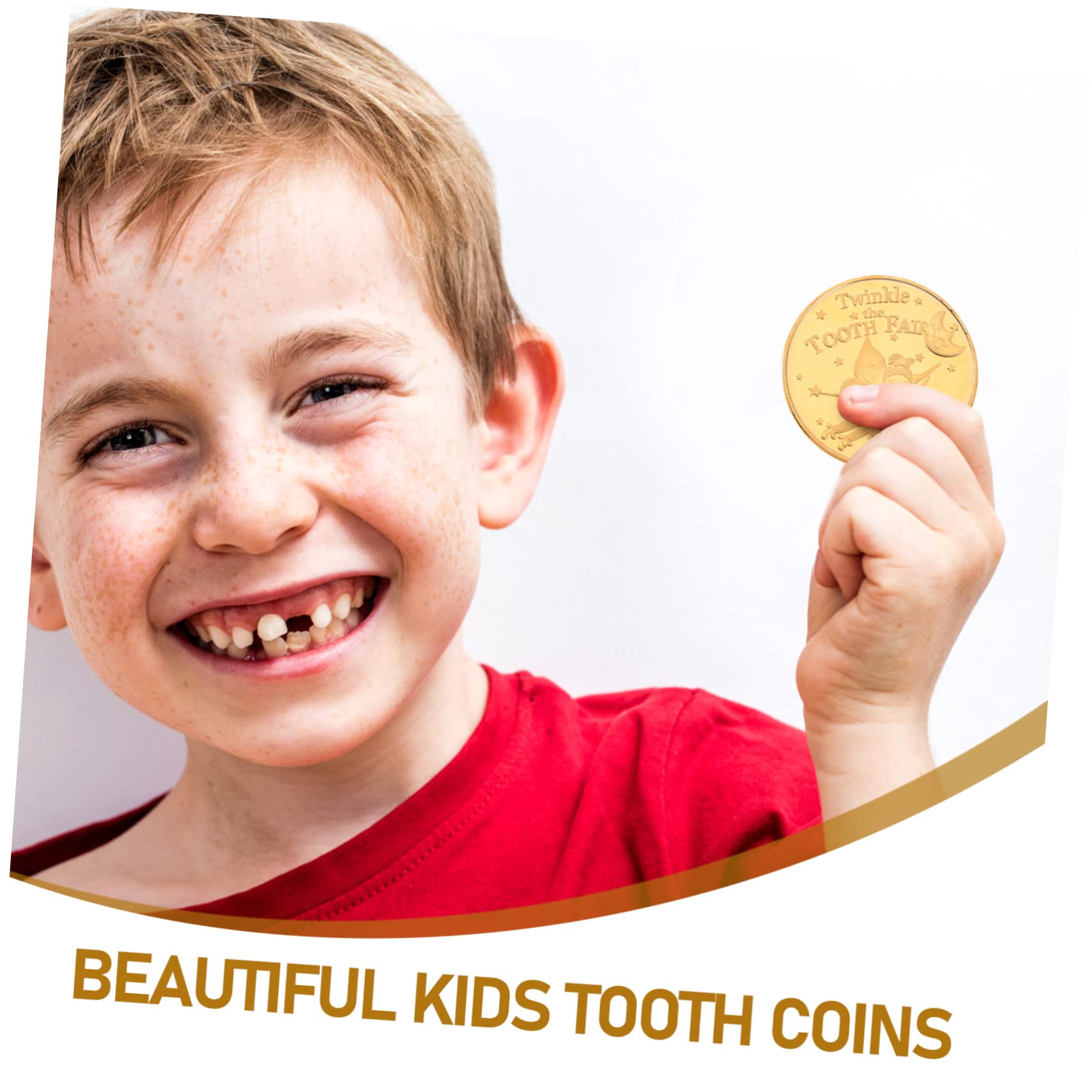 Totority 12 Pcs Tooth Fairy Keepsake Box - Elegant Alloy Teeth Collection for Kids, Perfect for Baby's First Lost Tooth & Childhood Memories (Great Gift for Tooth Fairy Traditions & Nursery Decor)