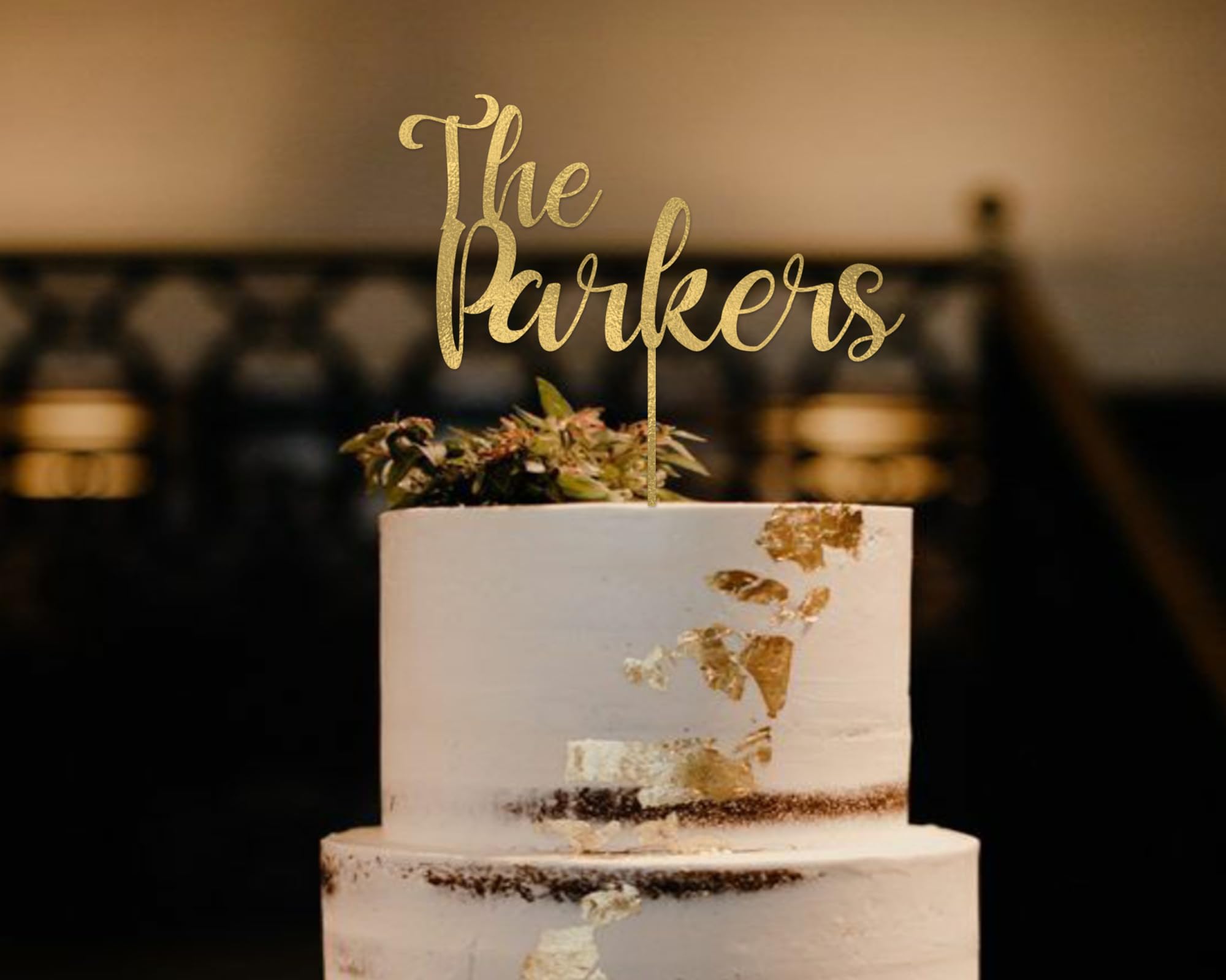 Custom Wedding Cake Toppers - Personalized Bride & Groom Cake Topper for Weddings & Anniversaries | Elegant Mr & Mrs Cake Decorations for Wedding Cakes, Anniversary Cakes & Special Celebrations