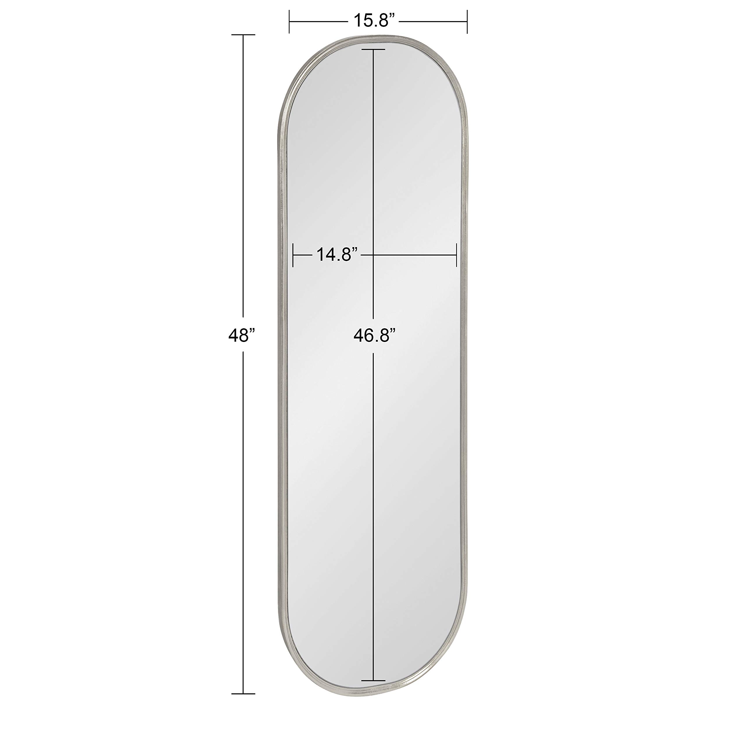 Kate and Laurel Caskill Modern Capsule Panel Mirror - 16