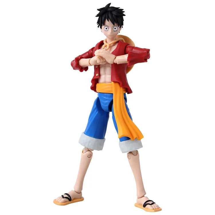 One Piece Monkey D. Luffy Action Figure - Anime Heroes Collection by Bandai Namco - Perfect for Anime Fans, Collectors, and Home Decor