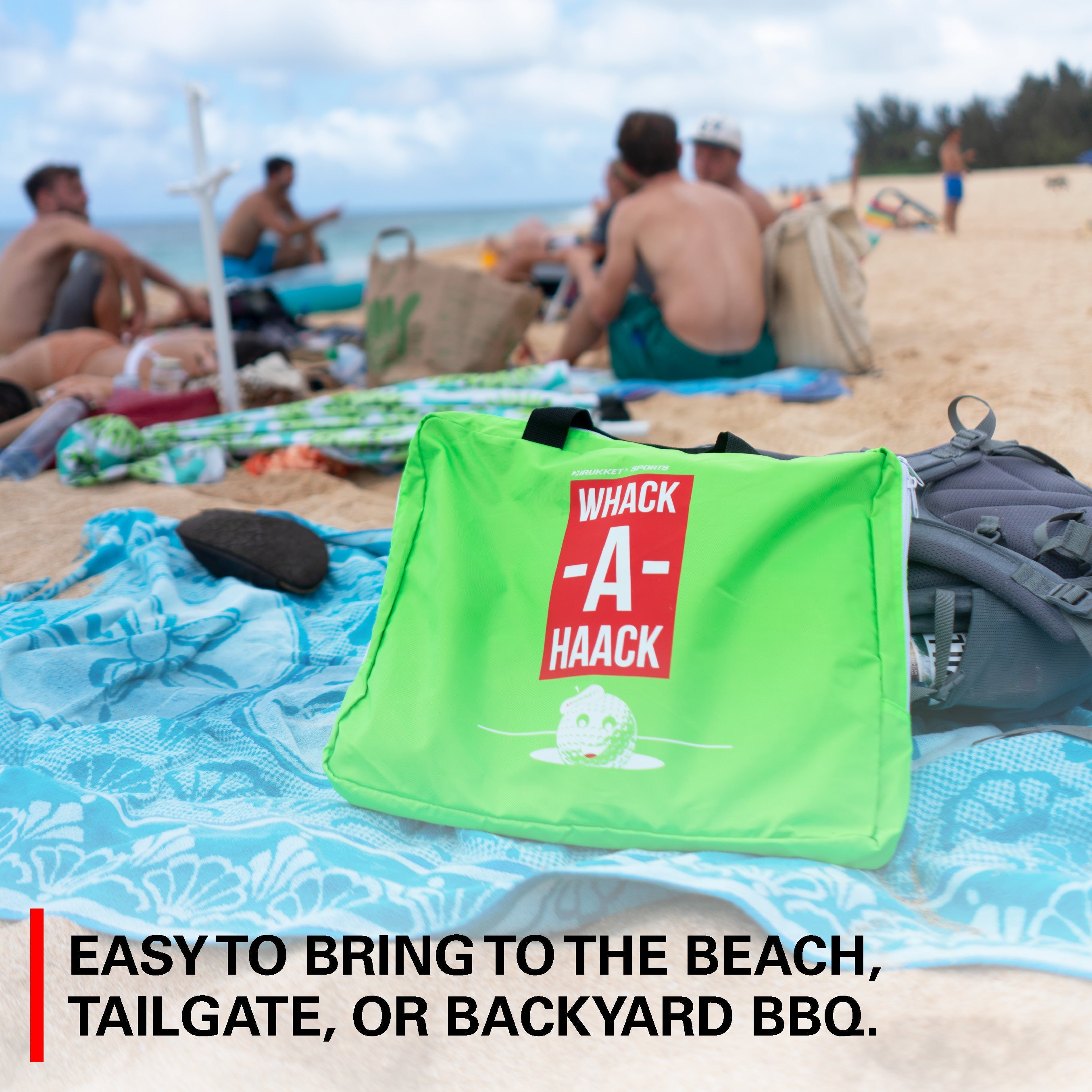 Premium Outdoor Golf Cornhole Game Set - Portable Backyard & Tailgate Party Fun for Adults & Kids - Perfect for BBQs, Picnics, and Beach Outings