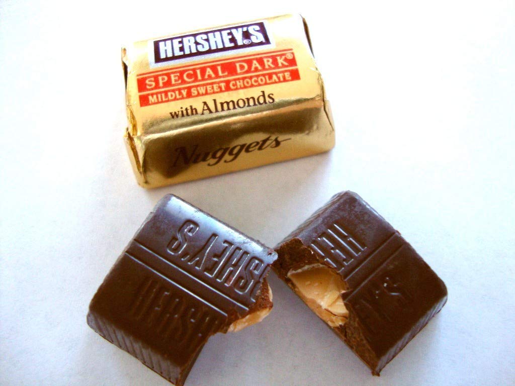 Hershey Dark Chocolate Almonds 2Lb for Weddings & Gifts