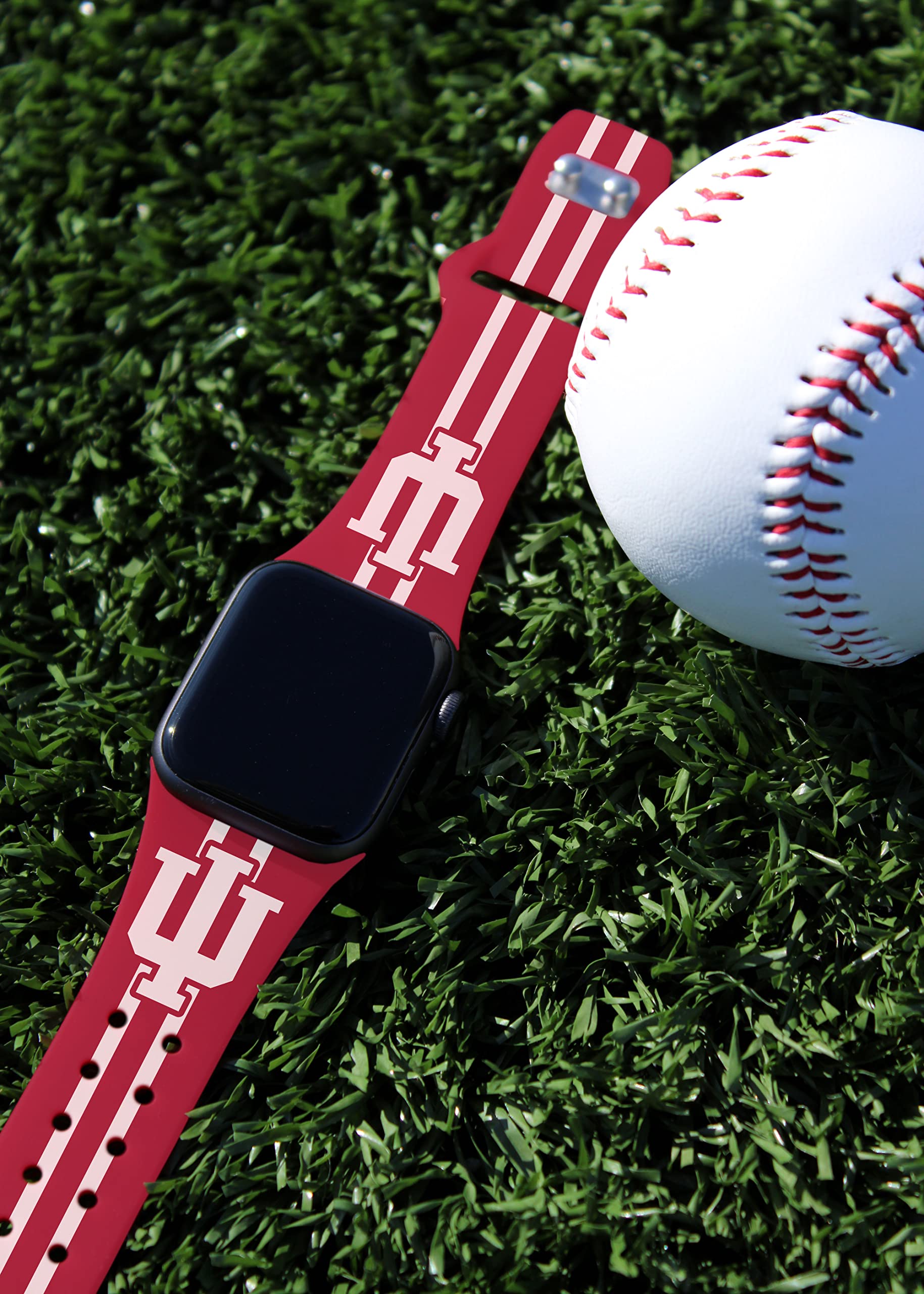 **Affinity Bands Indiana Hoosiers HD Combo - Compatible with Apple Watch & AirPods Gen 1/2 - Stylish & Durable for Workouts, Running & Daily Wear**