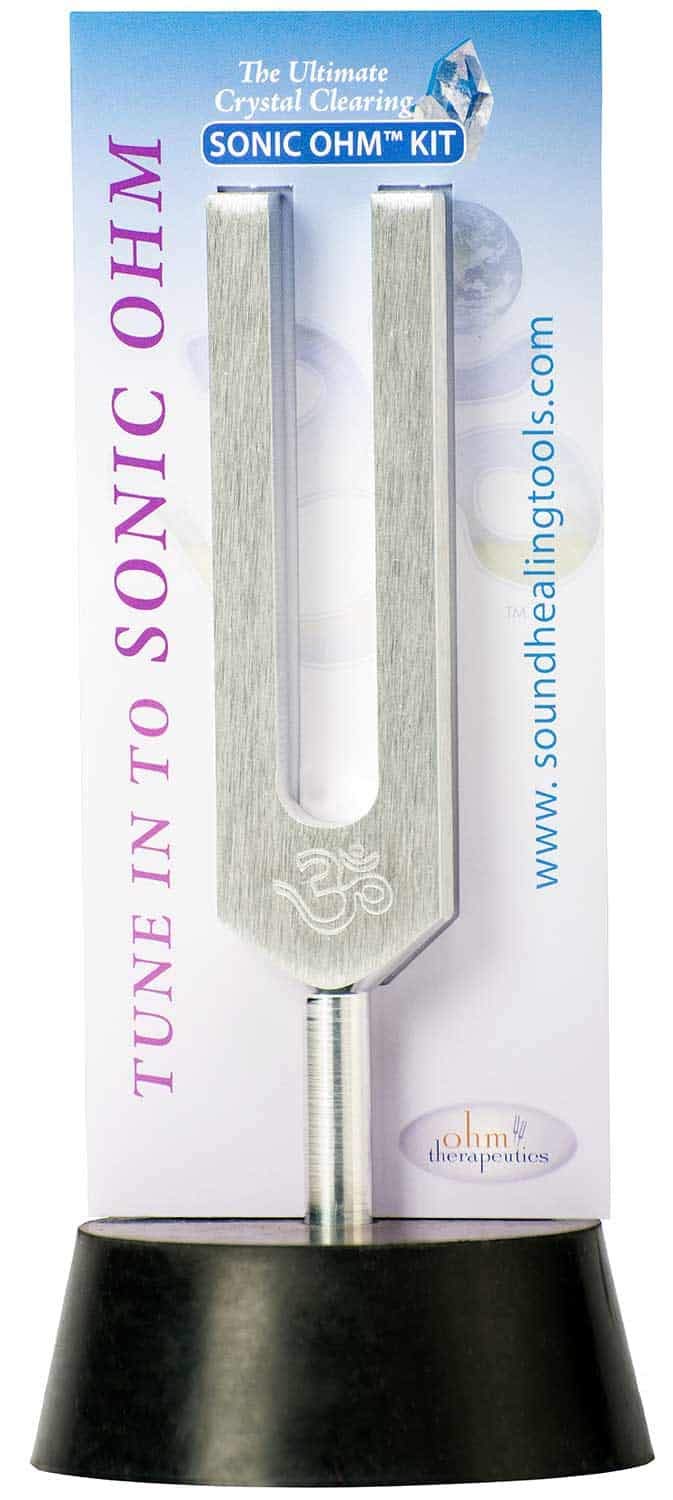 Ohm Therapeutics Sonic™ OHM Tuning Fork Kit - 1088.8 Hz for Crystal Clearing, Energy Healing & Sound Therapy | Made in USA | Perfect for Reiki, Meditation & Chakra Balancing