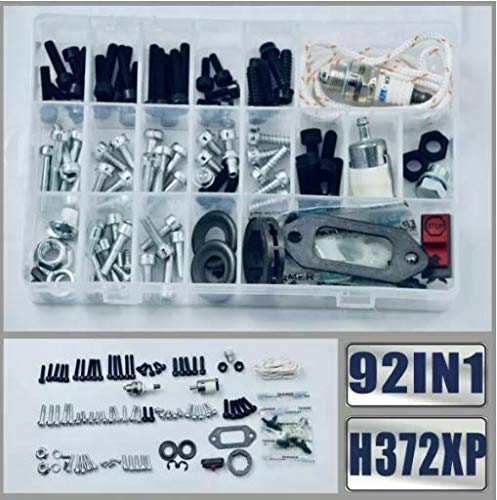 **Holz 92-in-1 Screws, Bolts, Nuts & Clips Hardware Kit – Compatible with Husqvarna 362 & 365 Chainsaws – Perfect for Chainsaw Maintenance & Repair**
