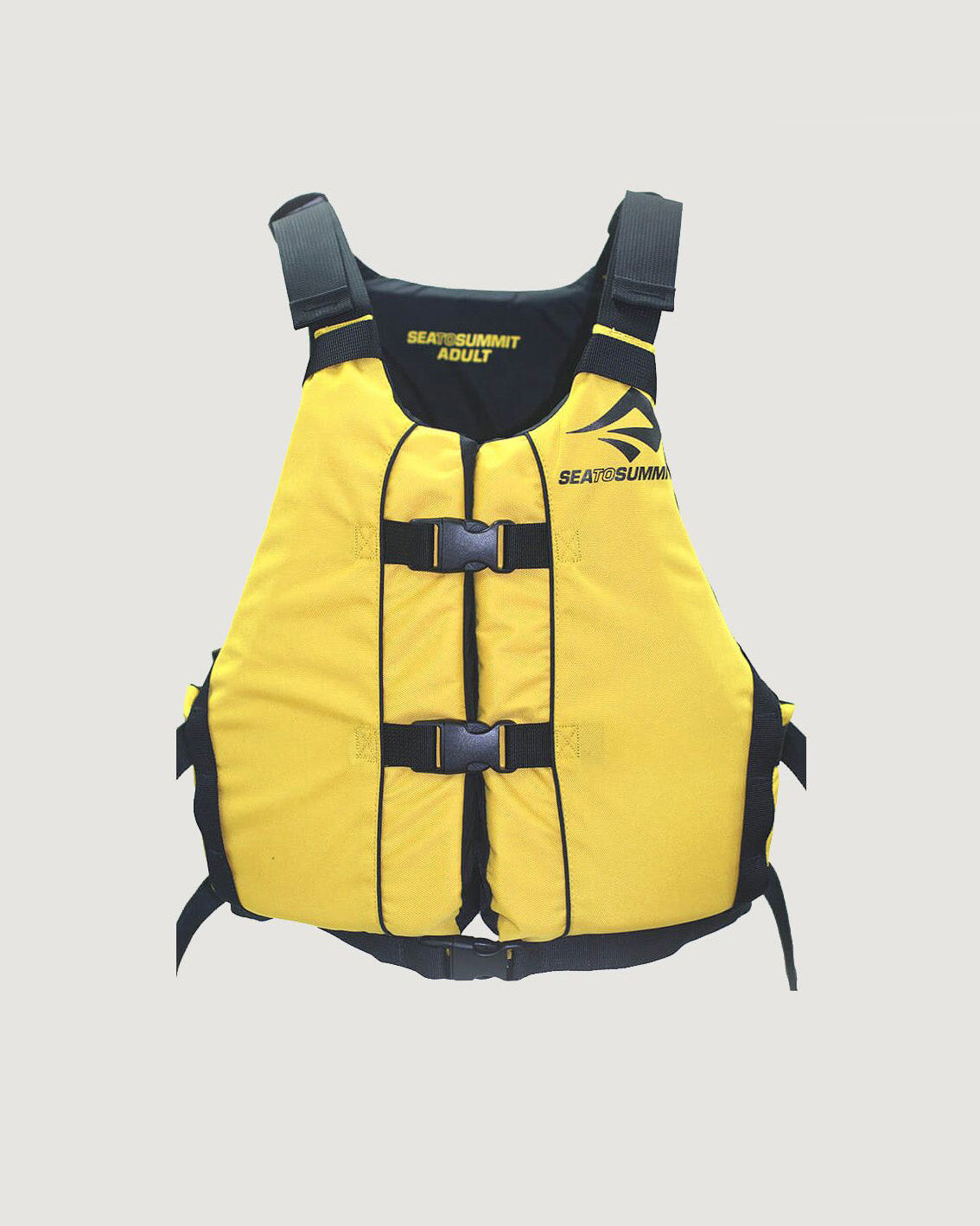 Sea to Summit Commercial Multifit PFD Life Jacket - Yellow | USCG Approved Personal Flotation Device for Boating, Kayaking & Water Sports