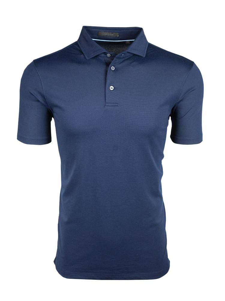 Greyson Men's Omaha Polo Shirt - Premium Cotton Short Sleeve Golf Shirt for Men - Perfect for Golf, Business Casual & Summer Outfits