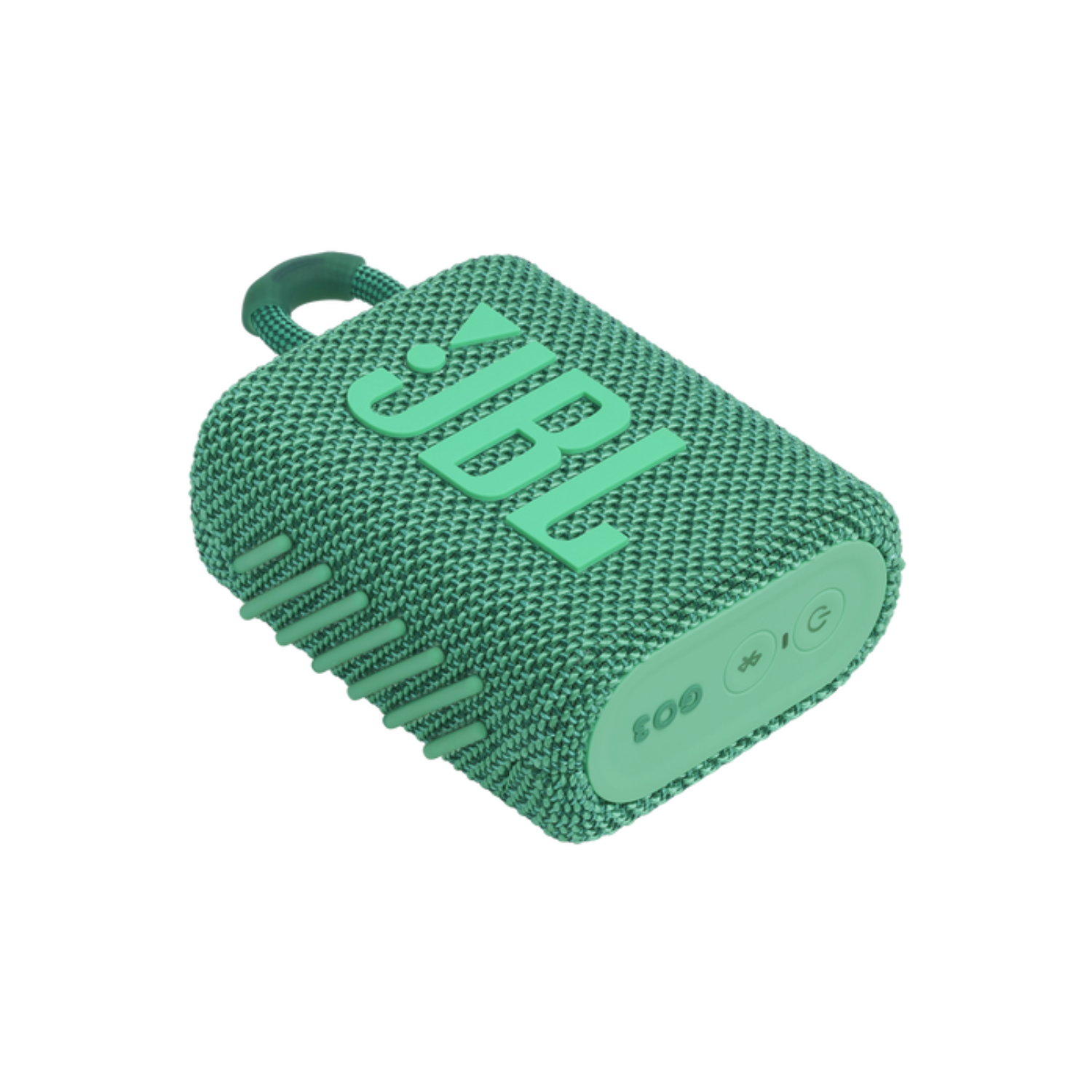 JBL GO 3 Eco Portable Bluetooth Speaker - Waterproof Wireless Speaker with Rich Bass, Calypso Color - Perfect for Outdoor, Beach, Pool Party & Travel
