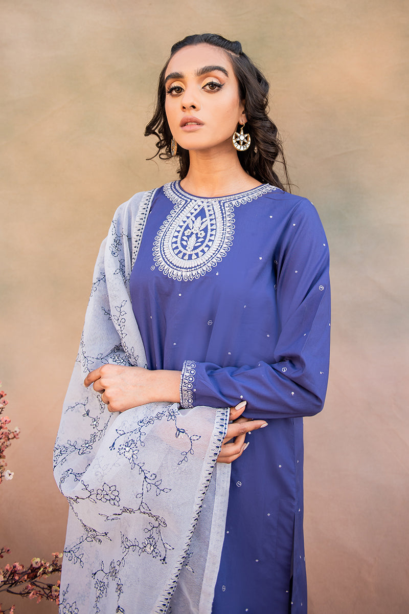 Stylish Amaranth 2-Piece Set (Shirt & Dupatta) for Women - Perfect for Festivals, Weddings & Special Occasions