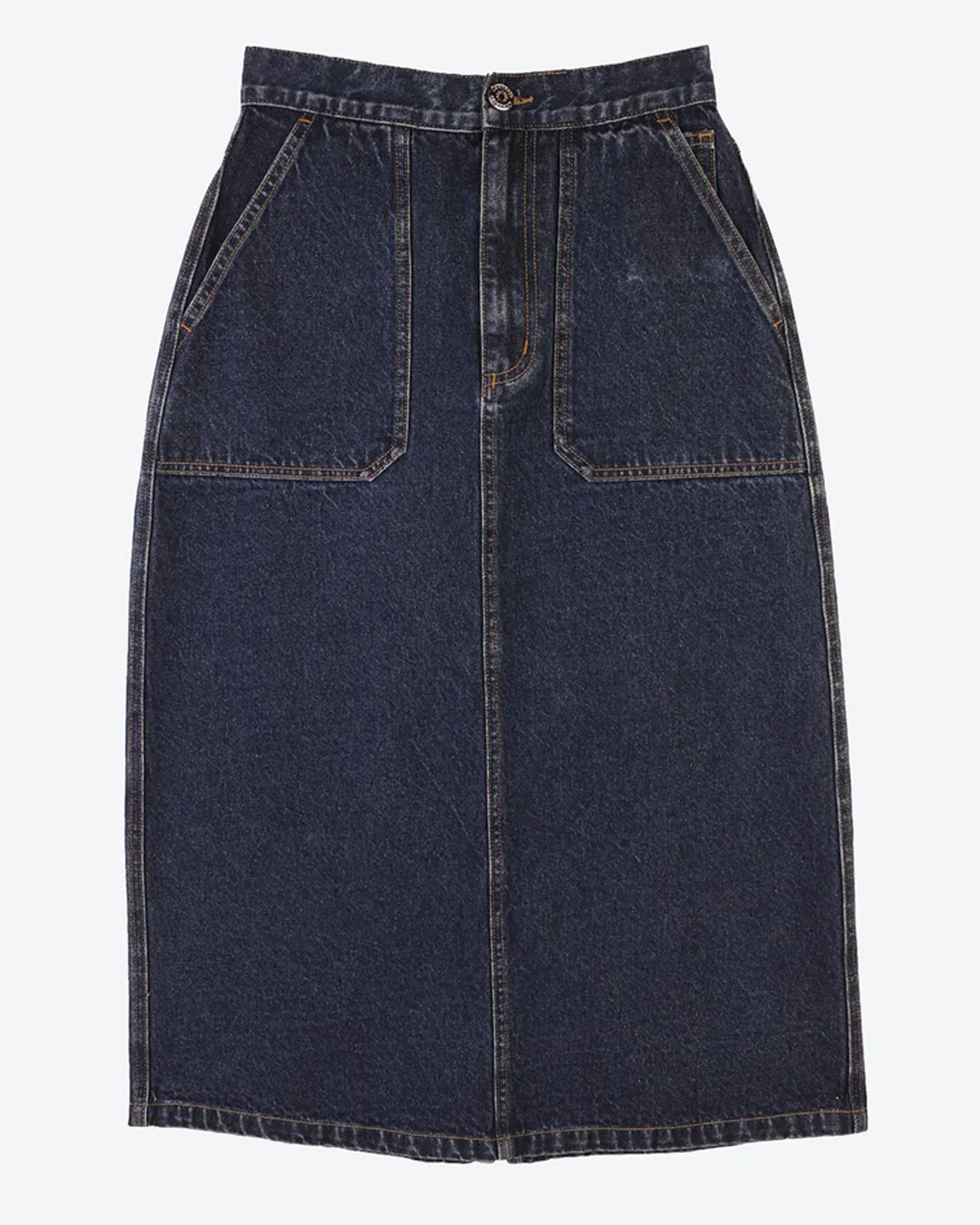 LF Markey Daly Denim Skirt for Women - High Waisted A-Line Denim Skirt with Pockets | Perfect for Casual Outfits, Date Nights & Summer Fashion