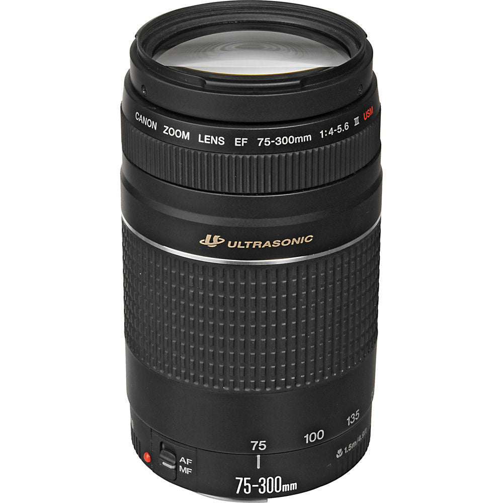 Canon EF 75-300mm f/4-5.6 III USM Telephoto Zoom Lens for DSLR Cameras - Perfect for Wildlife, Sports & Travel Photography