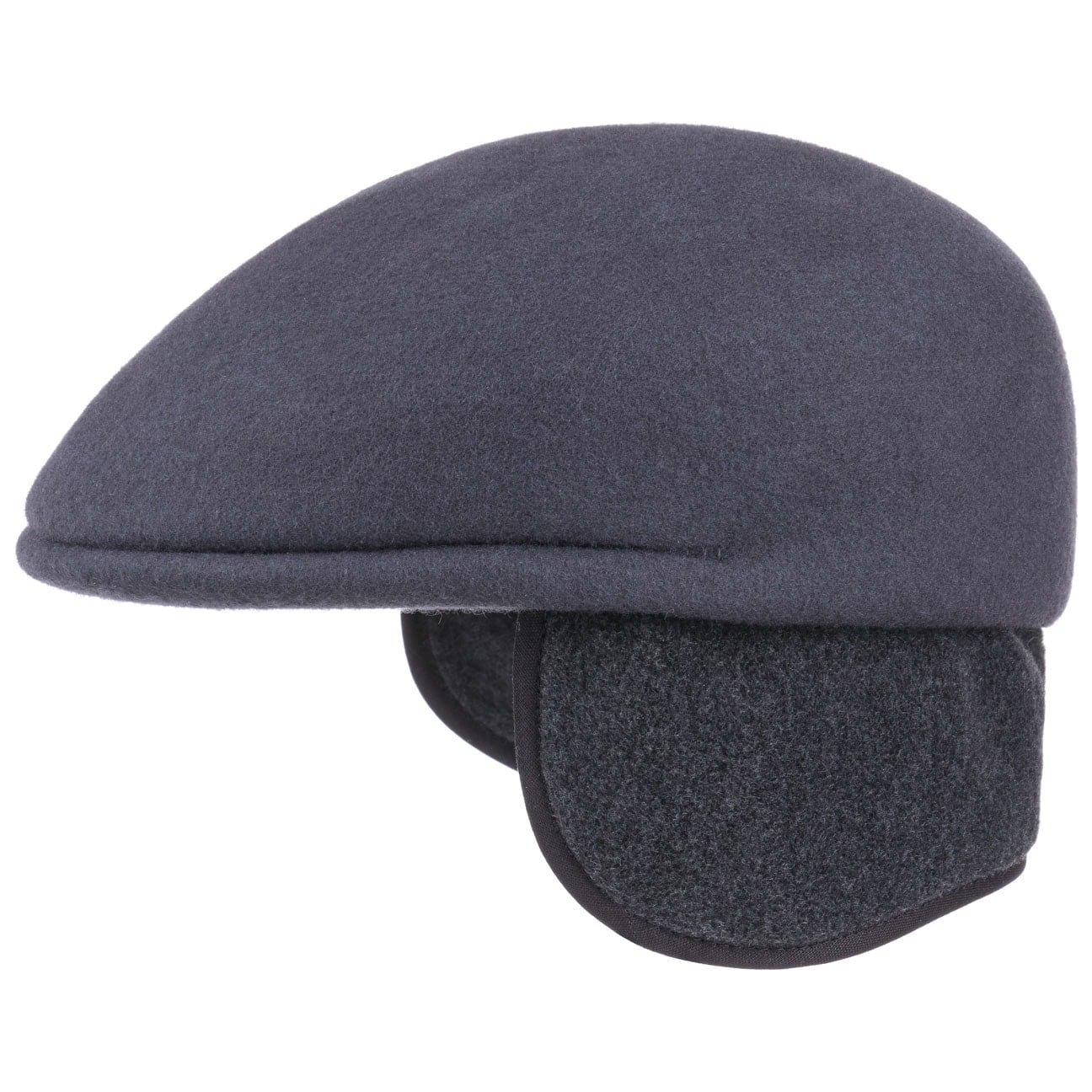 Lierys Winter Outdoor Flat Cap with Ear Flaps - Warm Fleece Lined Hunting Hat for Men - Perfect for Hiking, Camping & Cold Weather Activities