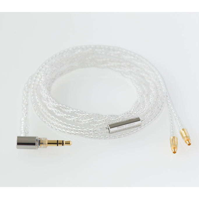 Final Audio C071 L-Shaped MMCX Silver Coated Replacement Cable (Open Box) - Premium Audio Upgrade for Headphones & IEMs - Perfect for Audiophiles, Musicians & Studio Use