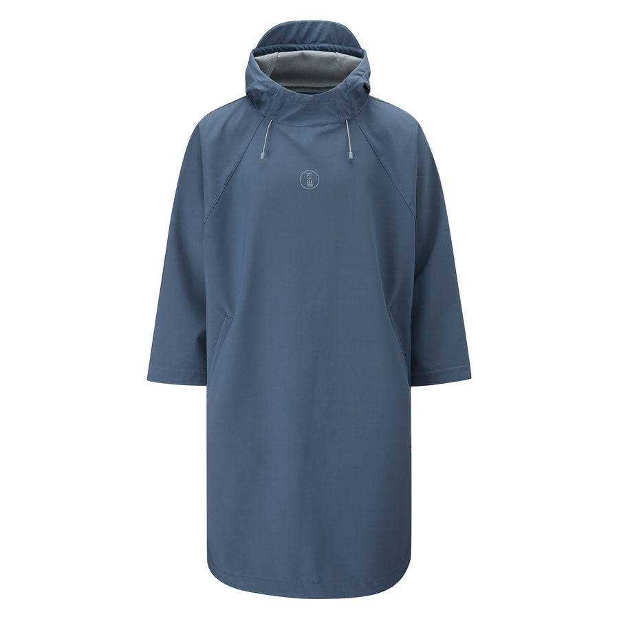 Fourth Element STORM PONCHO - Waterproof Rain Poncho for Outdoor Activities - Blue XXS - Perfect for Hiking, Camping & Emergency Preparedness
