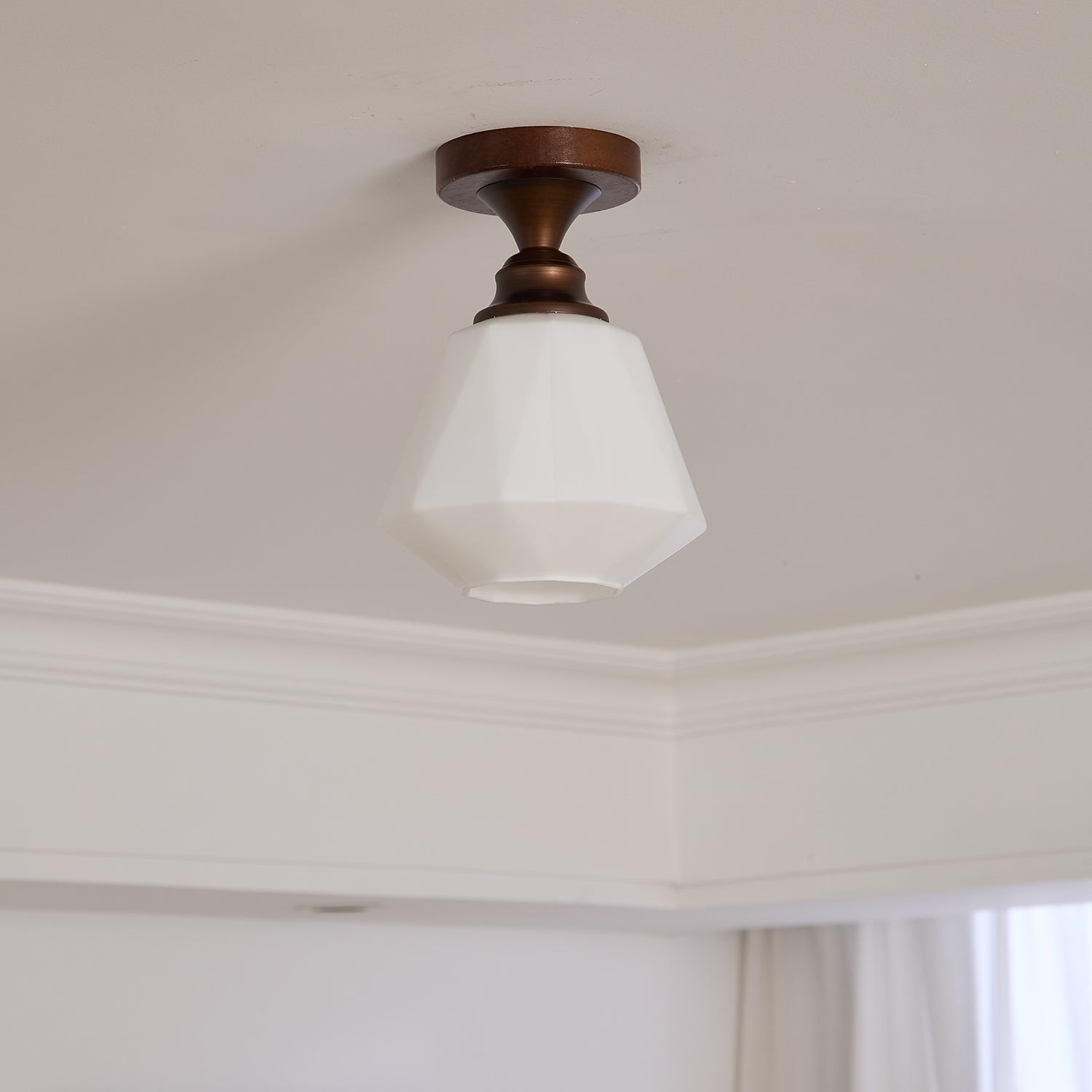 Marcellis Modern LED Ceiling Lamp - Energy Efficient Flush Mount Light Fixture for Living Room, Bedroom, Kitchen | Dimmable & Easy Installation