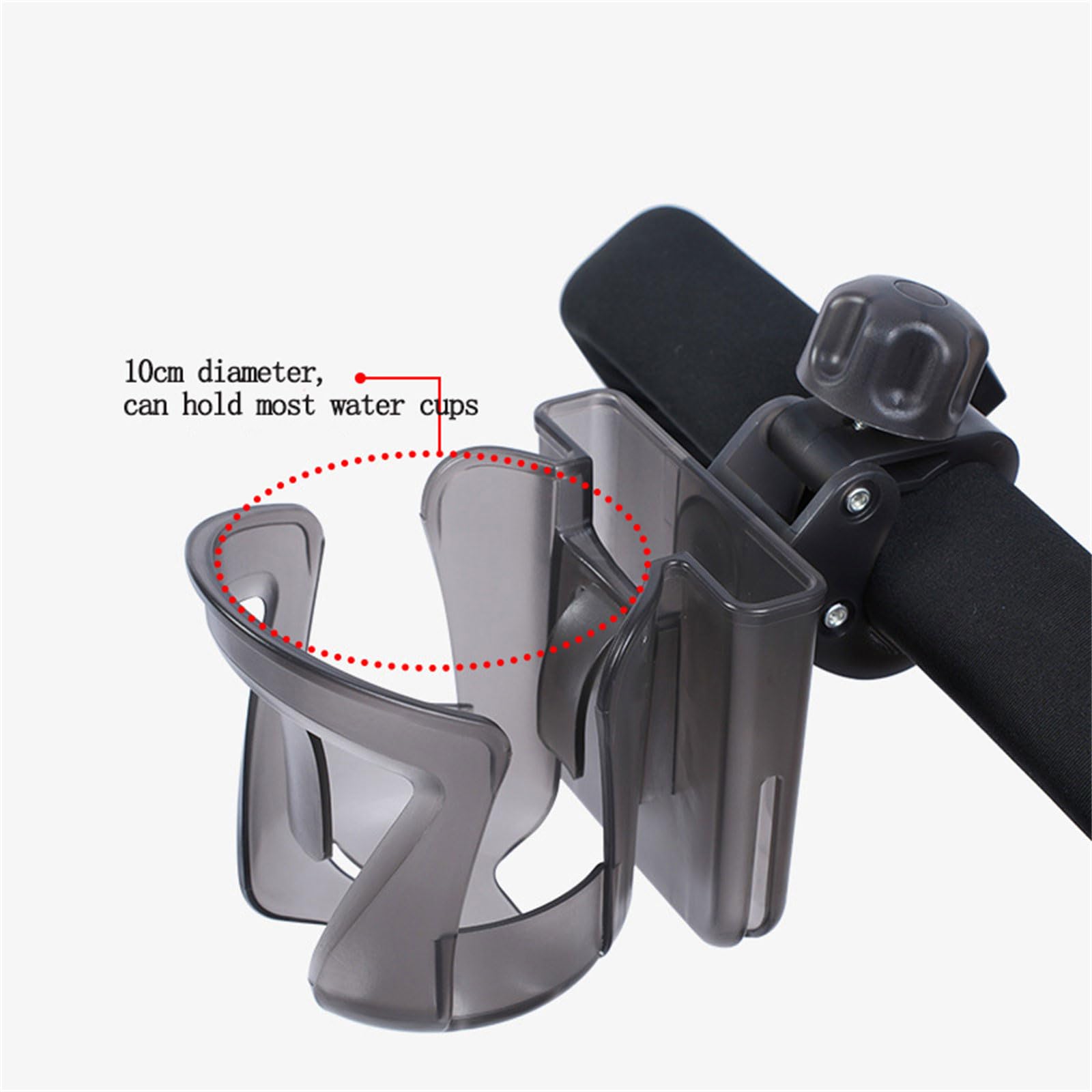 Portable Cup Holder with Phone Mount - Adjustable Drink Holder & Smartphone Stand for Strollers, Bicycles, Cars - Perfect for Parents, Commuters & Travelers