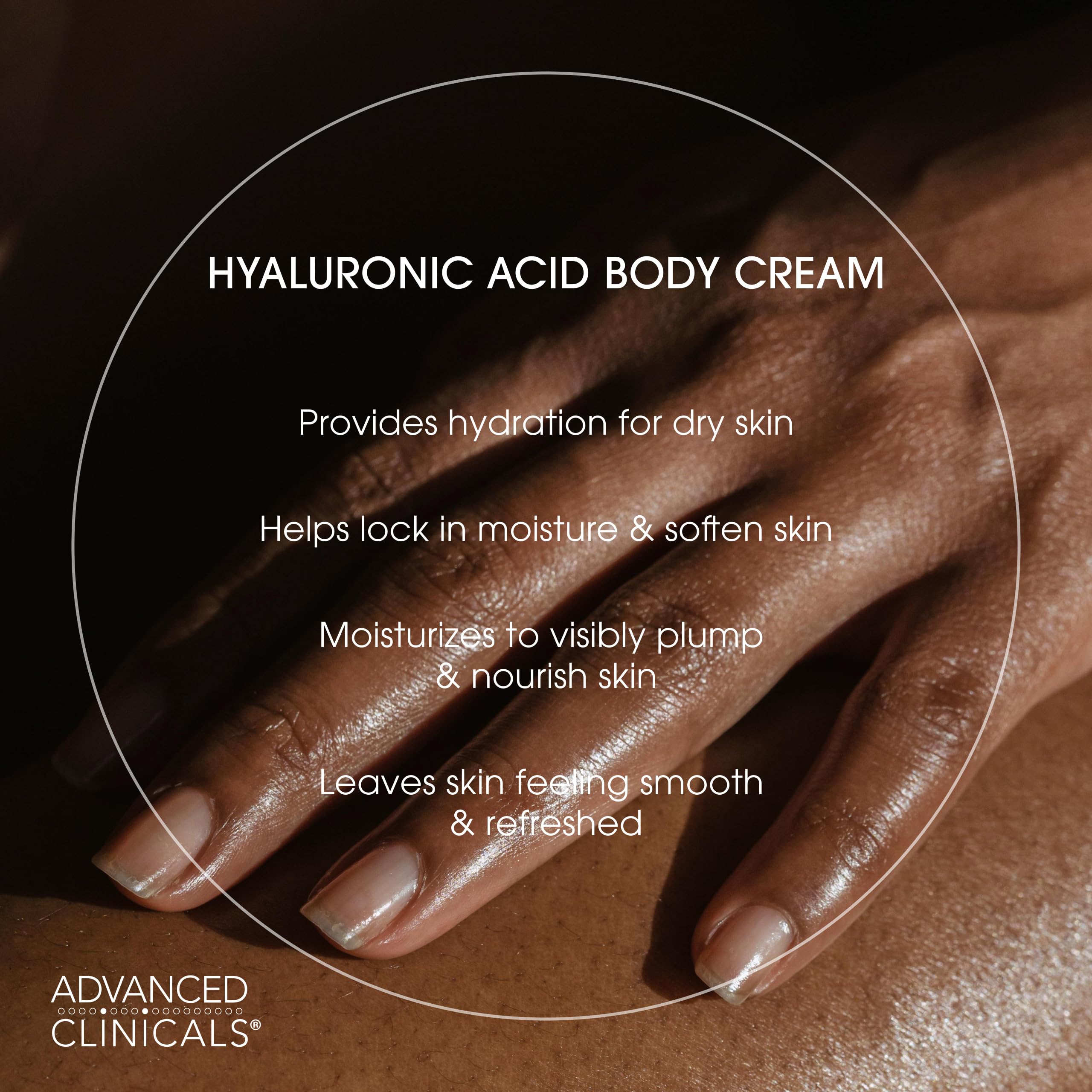 Advanced Clinicals Hyaluronic Acid Body Lotion & Face Moisturizer with Vitamin E - Hydrating Firming Lotion for Wrinkles, Stretch Marks & Dry Skin | 16 Oz Skin Care | Perfect for Daily Hydration & Anti-Aging Routine