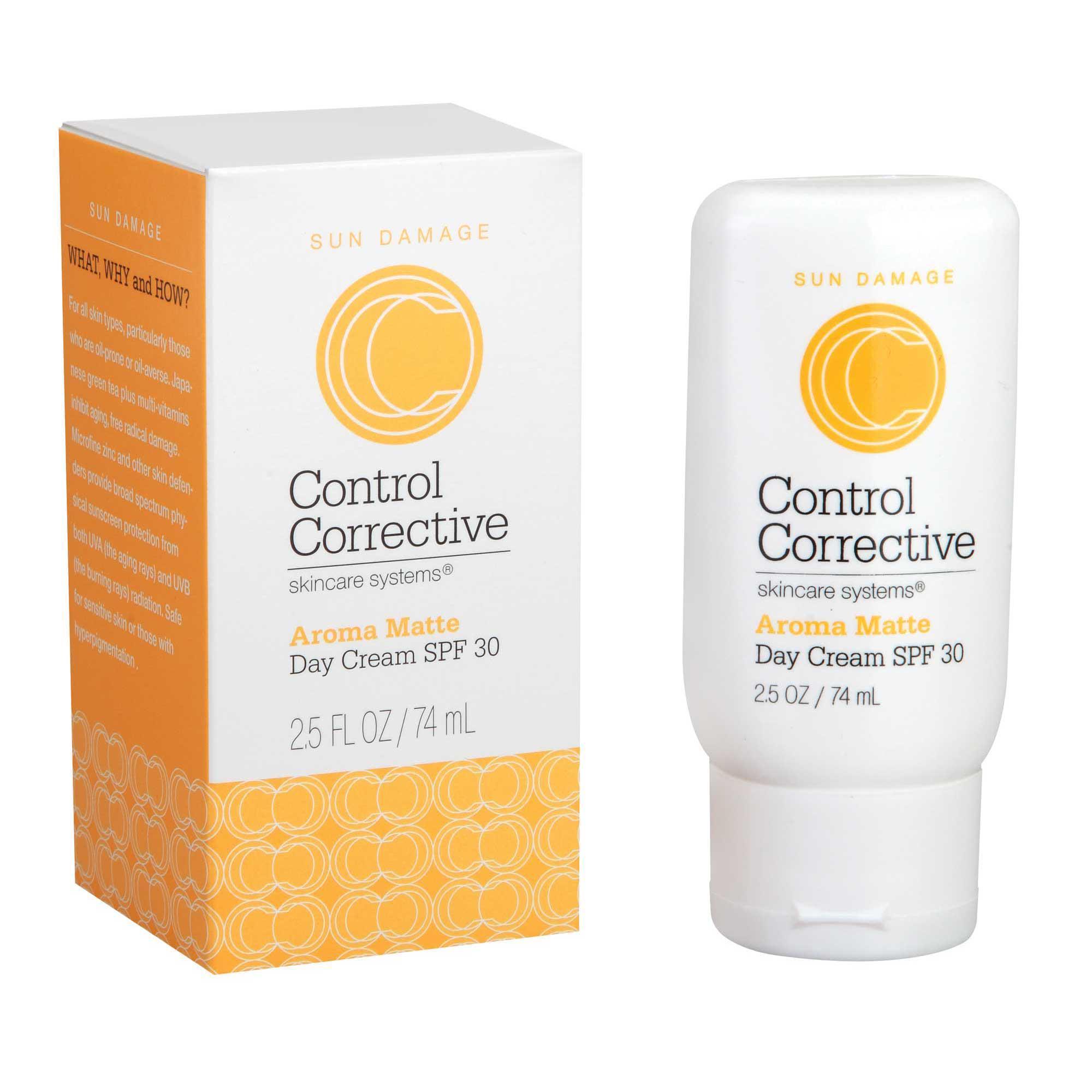 Control Corrective Aroma Matte Day Cream SPF 30 - Oil-Free Moisturizer with Sun Protection for Oily & Combination Skin | Daily Hydration & Shine Control for Face