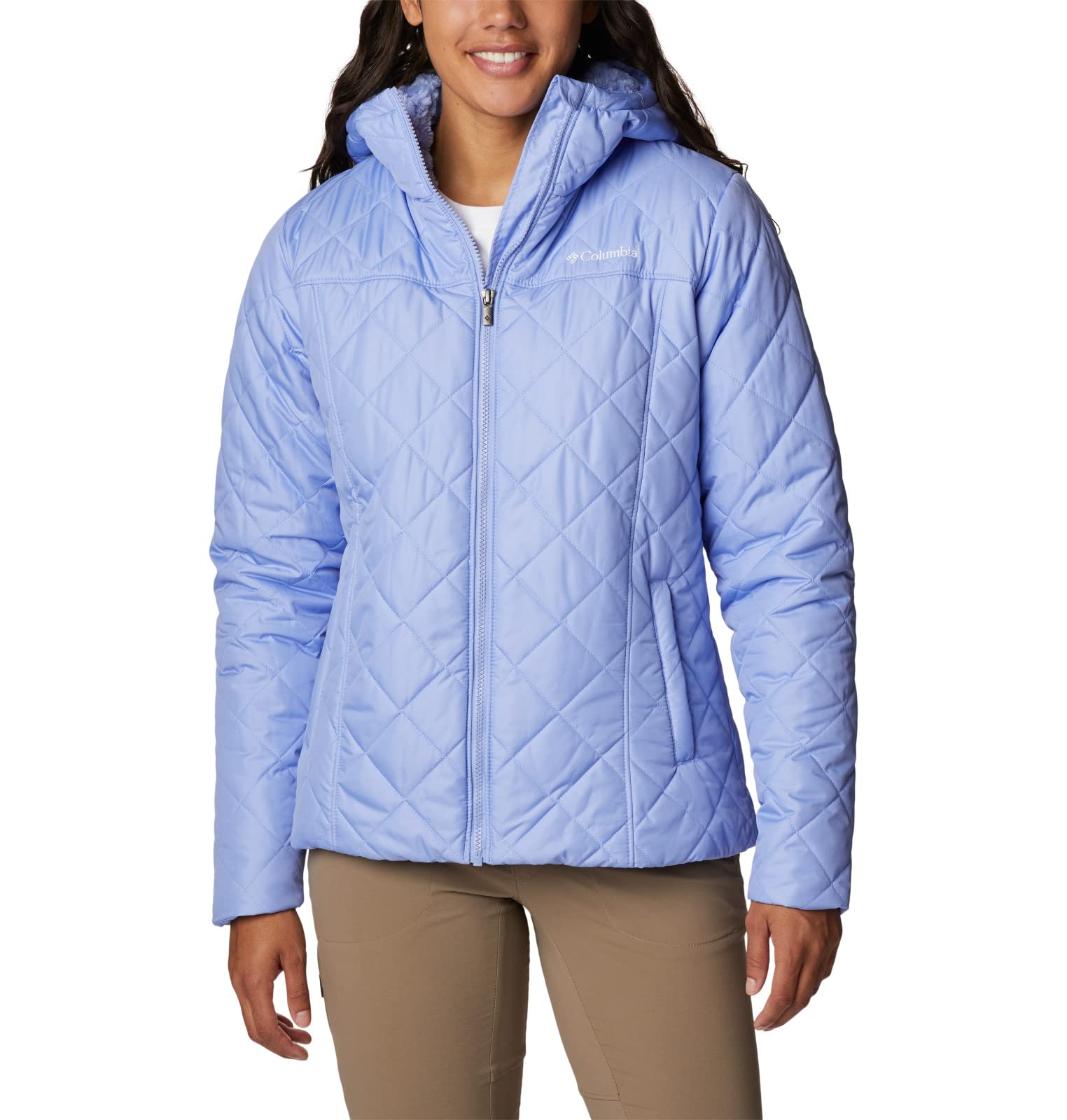 Columbia Women's Copper Crest Waterproof Hooded Jacket - Lightweight Windbreaker for Hiking, Camping & Outdoor Adventures