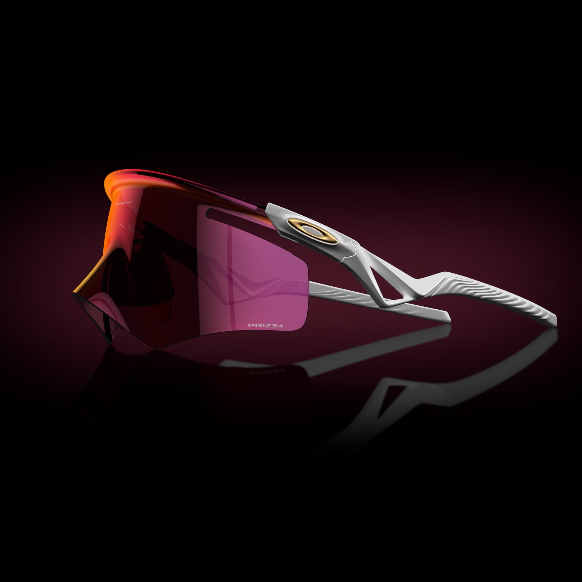 Oakley QNTM Kato White Prizm Road Sunglasses - Polarized Sports & Driving Shades for Men & Women - UV Protection, Lightweight Frame, Enhanced Contrast for Outdoor Activities