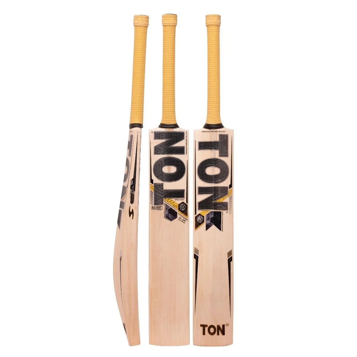 Premium SS Silver Edition English Willow Cricket Bat - Lightweight & Durable for Professional Matches & Training | Perfect for Cricket Enthusiasts & Club Players