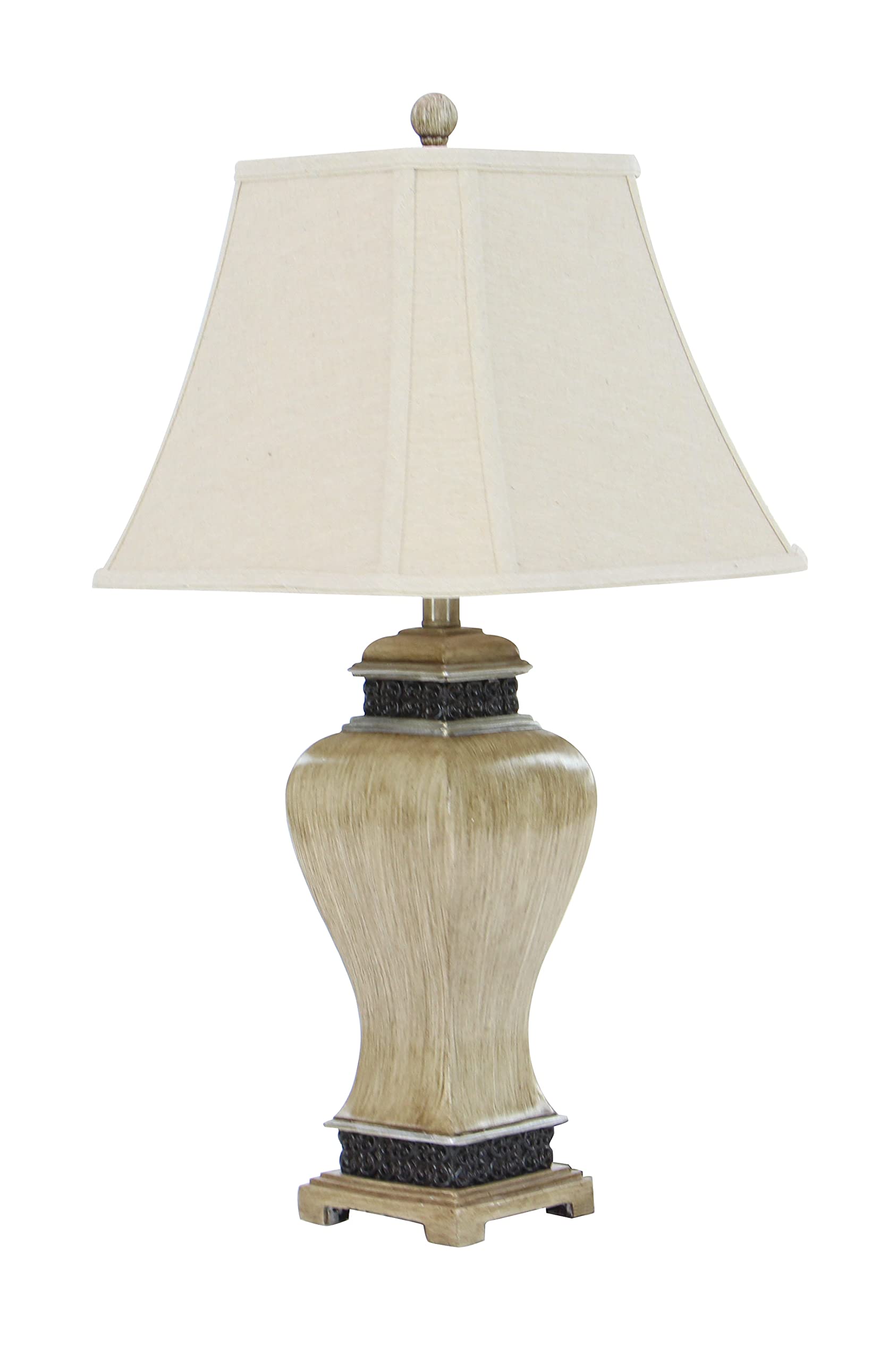 Deco 79 Polystone Table Lamp Set of 2 - 15