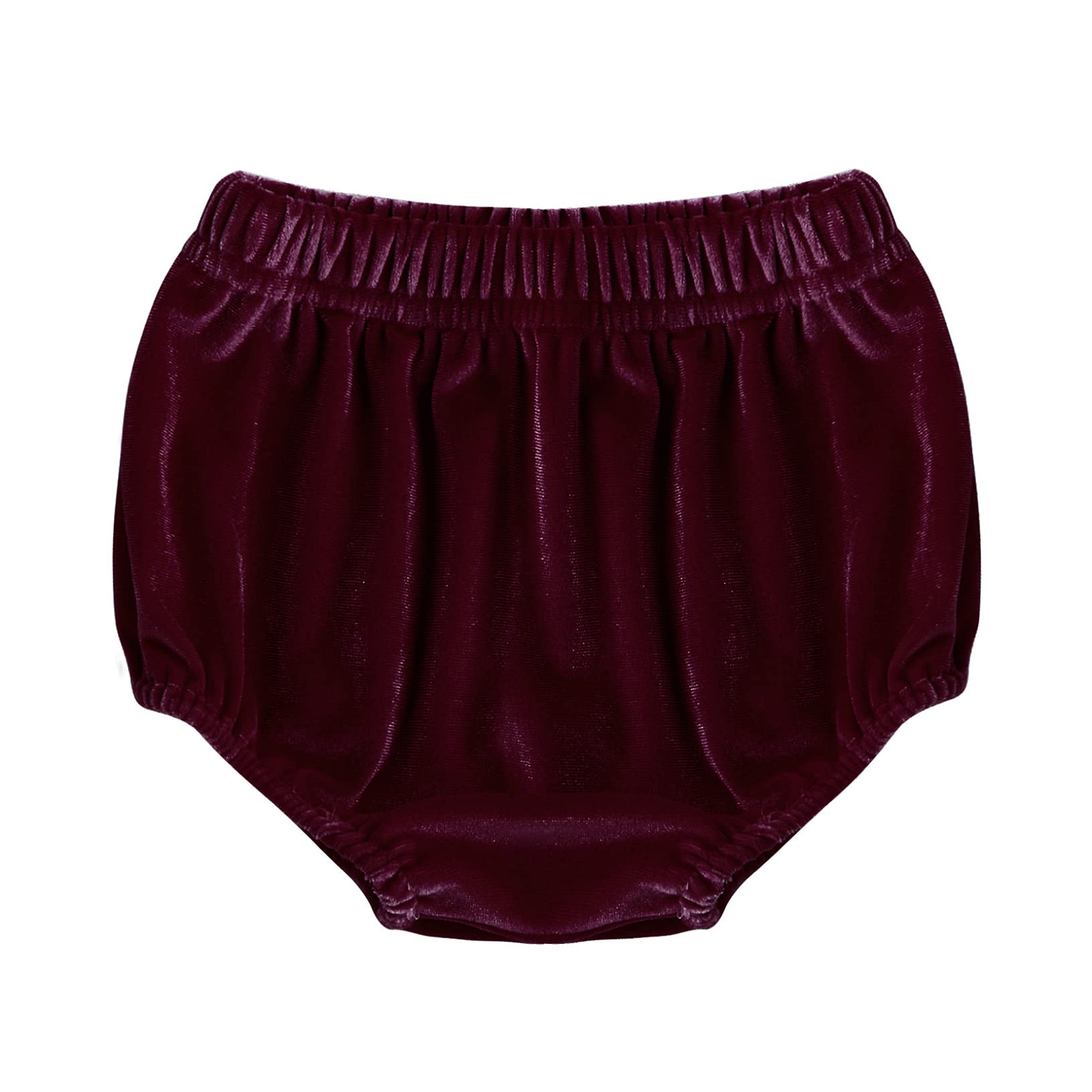 ACSUSS Baby Boys & Girls Velvet Bloomers Shorts - Soft Solid Color Diaper Cover Bottoms, Loose Harem Pants for Toddlers | Perfect for Playtime, Photo Shoots & Special Occasions