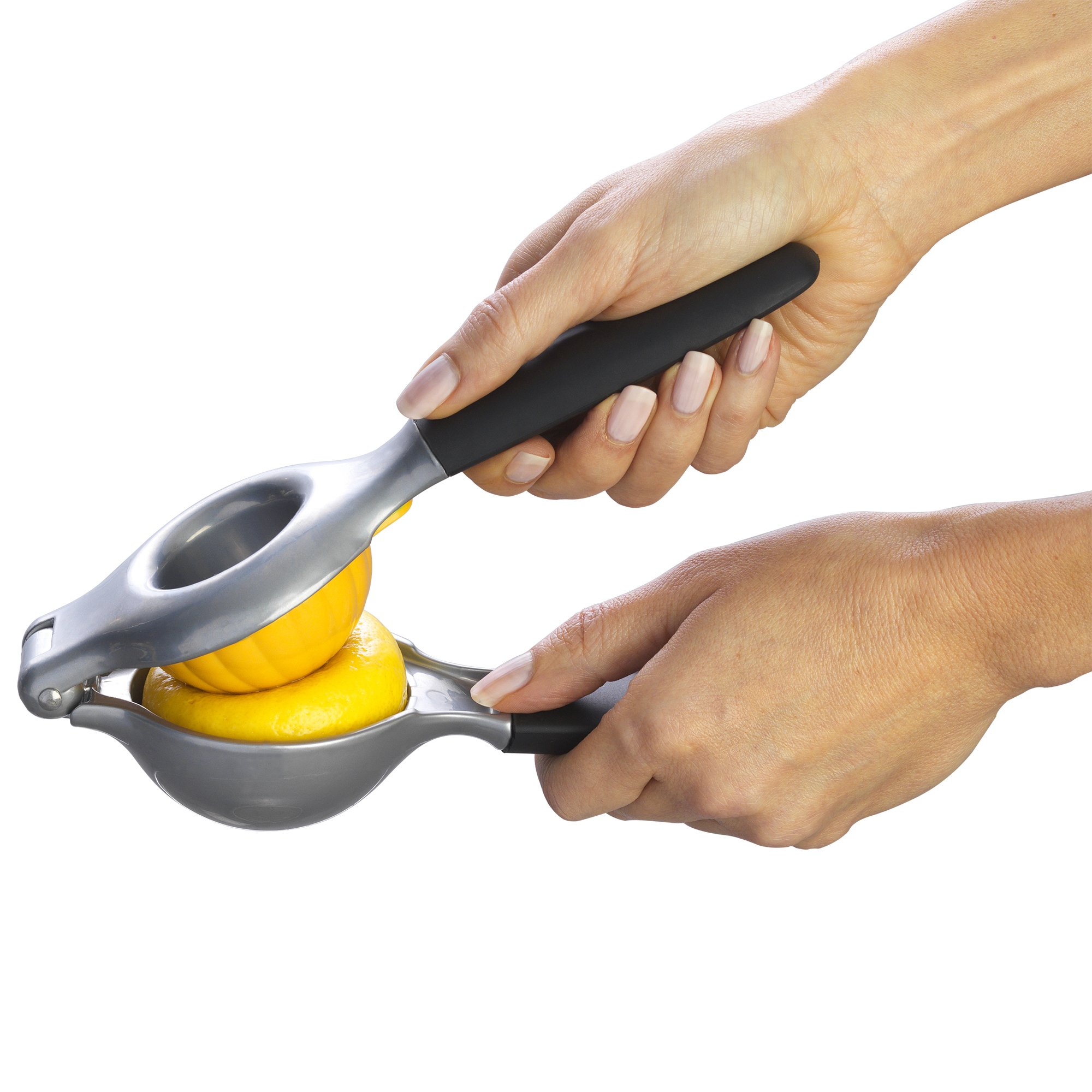 Premium Lemon and Lime Hand Juicer with Perfect Fit Inserts - Easy Squeezing for Fresh Citrus Juice at Home, Bars, and Restaurants