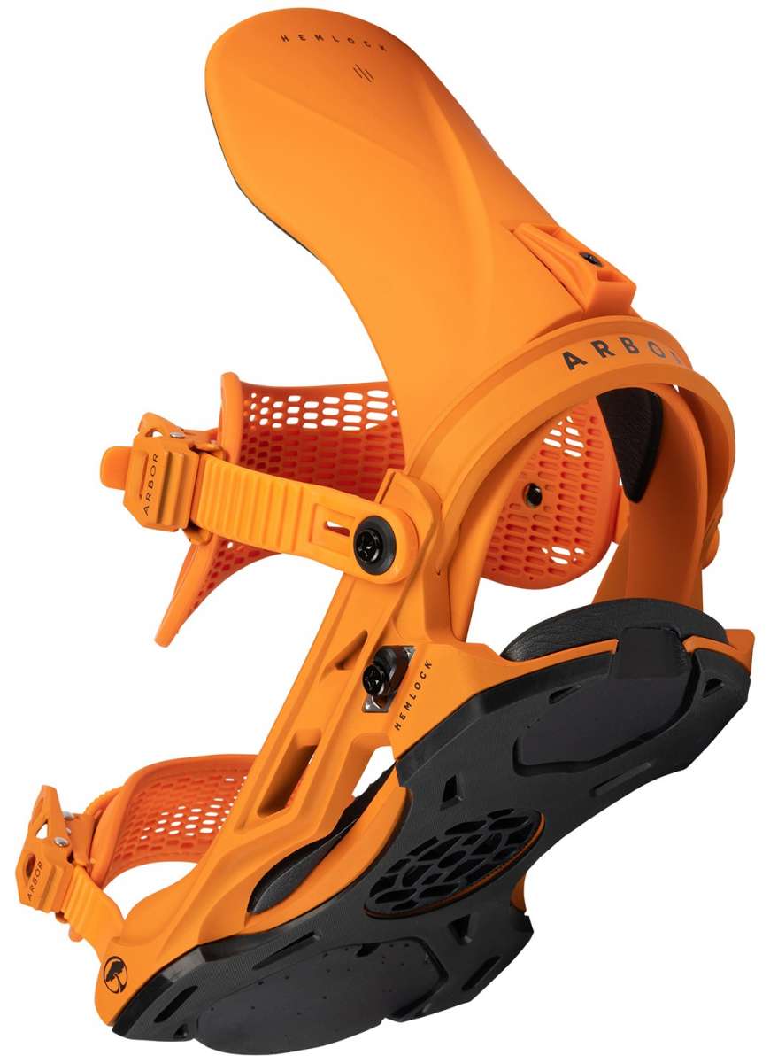 **2024 Arbor Hemlock Snowboard Bindings - High-Performance Snowboard Bindings for All-Mountain & Freestyle Riding - Perfect for Powder, Park & Backcountry Adventures**