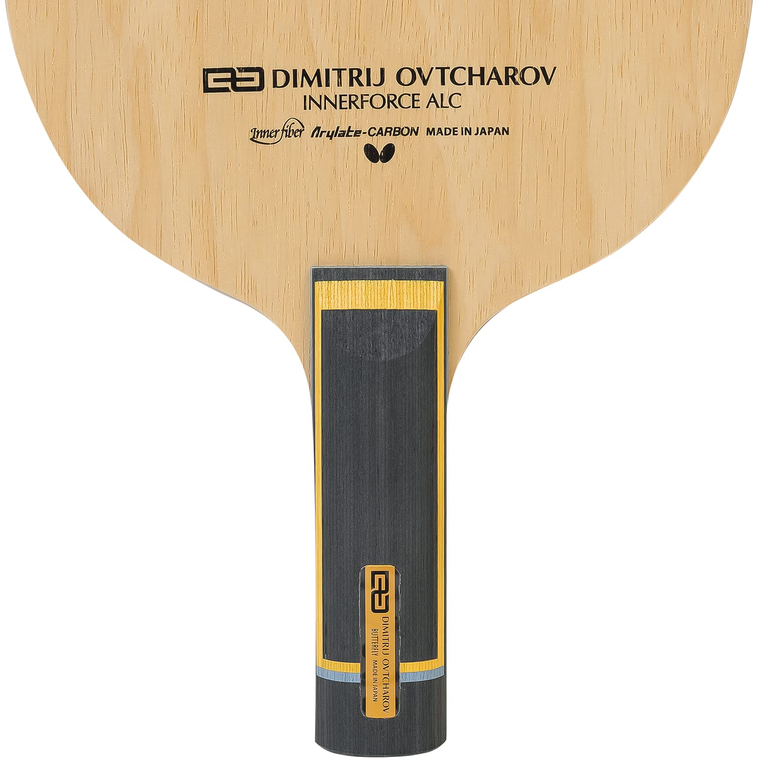 Ovtcharov Innerforce ALC Table Tennis Blade - Professional Carbon Fiber Ping Pong Racket with AL Innerforce Technology - FL/ST/AN Handle Options - Made in Japan - Perfect for Tournament Play & Advanced Players