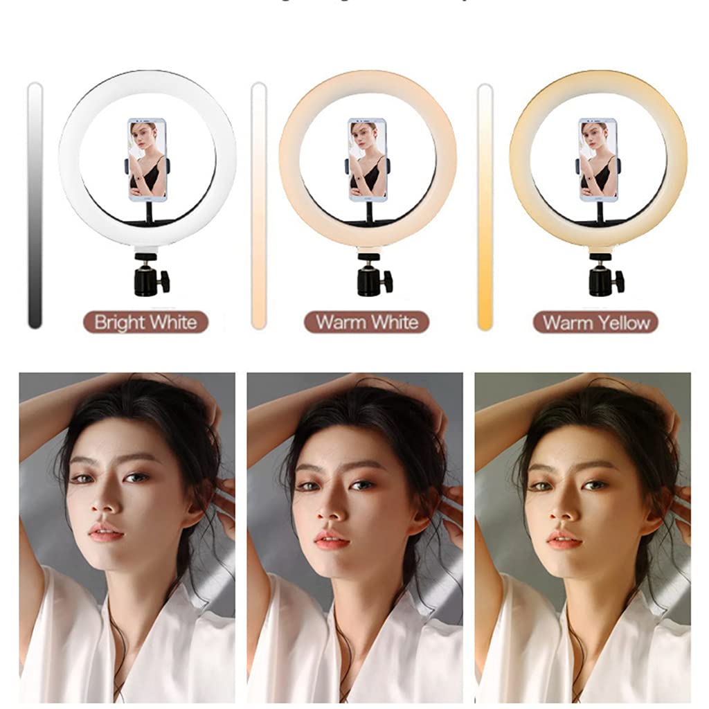 ROYAUX 83-Inch Ring Light with Tripod Stand & Phone Holder - LED Circle Selfie Light for Social Media Videos, Live Streaming, Makeup, YouTube, TikTok - Perfect for Content Creators, Vloggers, and Beauty Enthusiasts