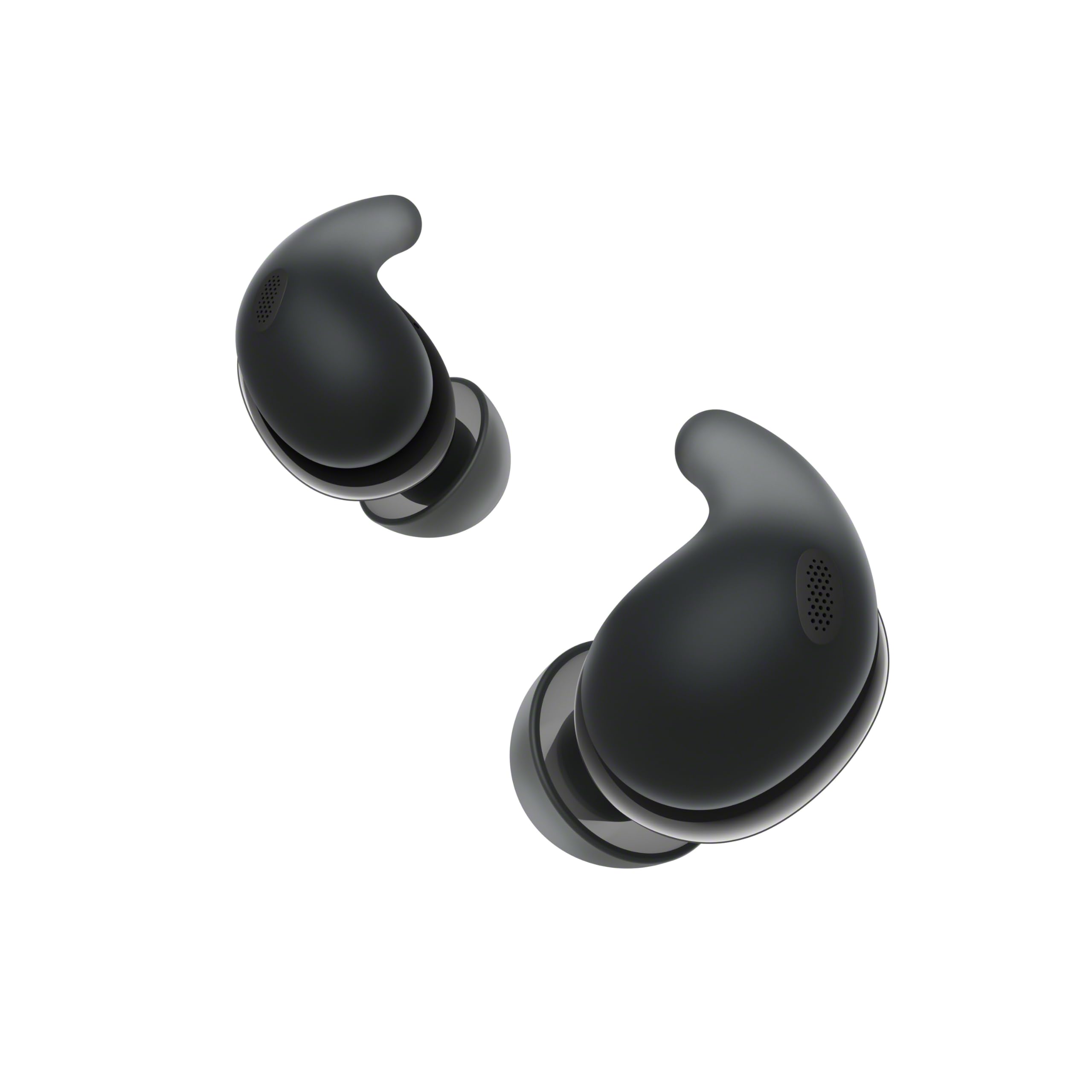 Sony LinkBuds Fit Truly Wireless Noise Canceling Earbuds - Lightweight Bluetooth Headphones with Secure Air Fitting Supporters, Black - Perfect for Running, Workouts & Commuting