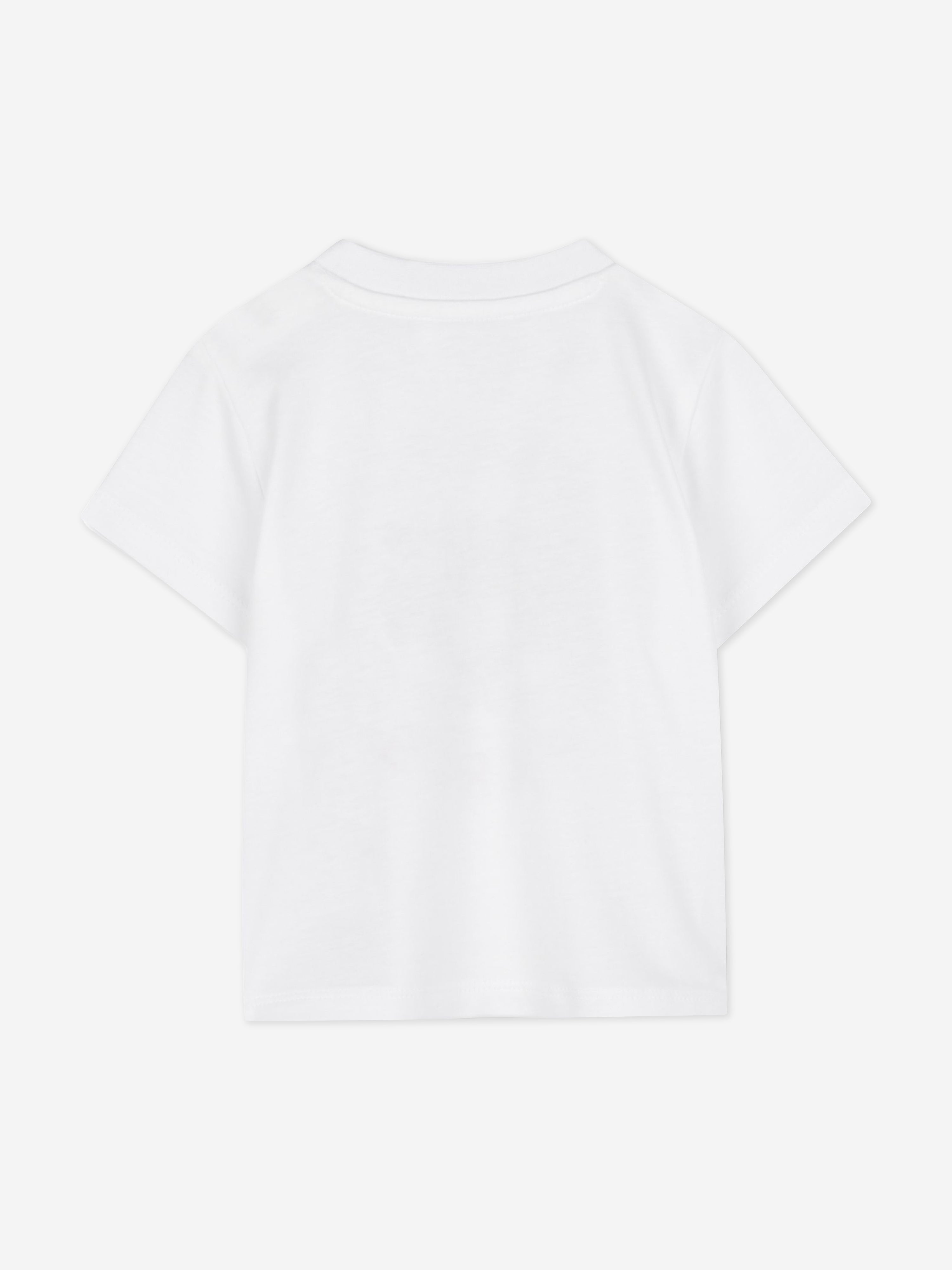 Baby Tiger Logo White T-Shirt - Soft Cotton Kids Tee for Playdates & Family Outfits