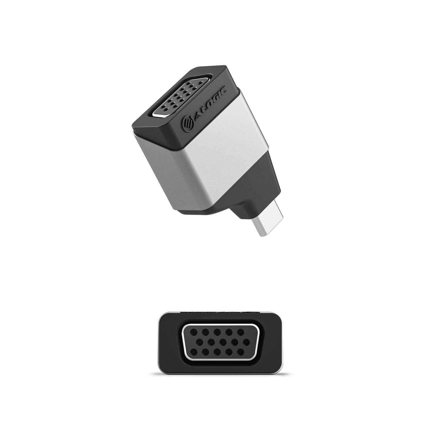 ALOGIC USB C to VGA Adapter 4K 60Hz - Thunderbolt 3 Compatible for MacBook Pro/Air, iPad Pro, Dell XPS, Surface Pro, Samsung Galaxy - Ideal for Home Office, Presentations & Multi-Monitor Setup