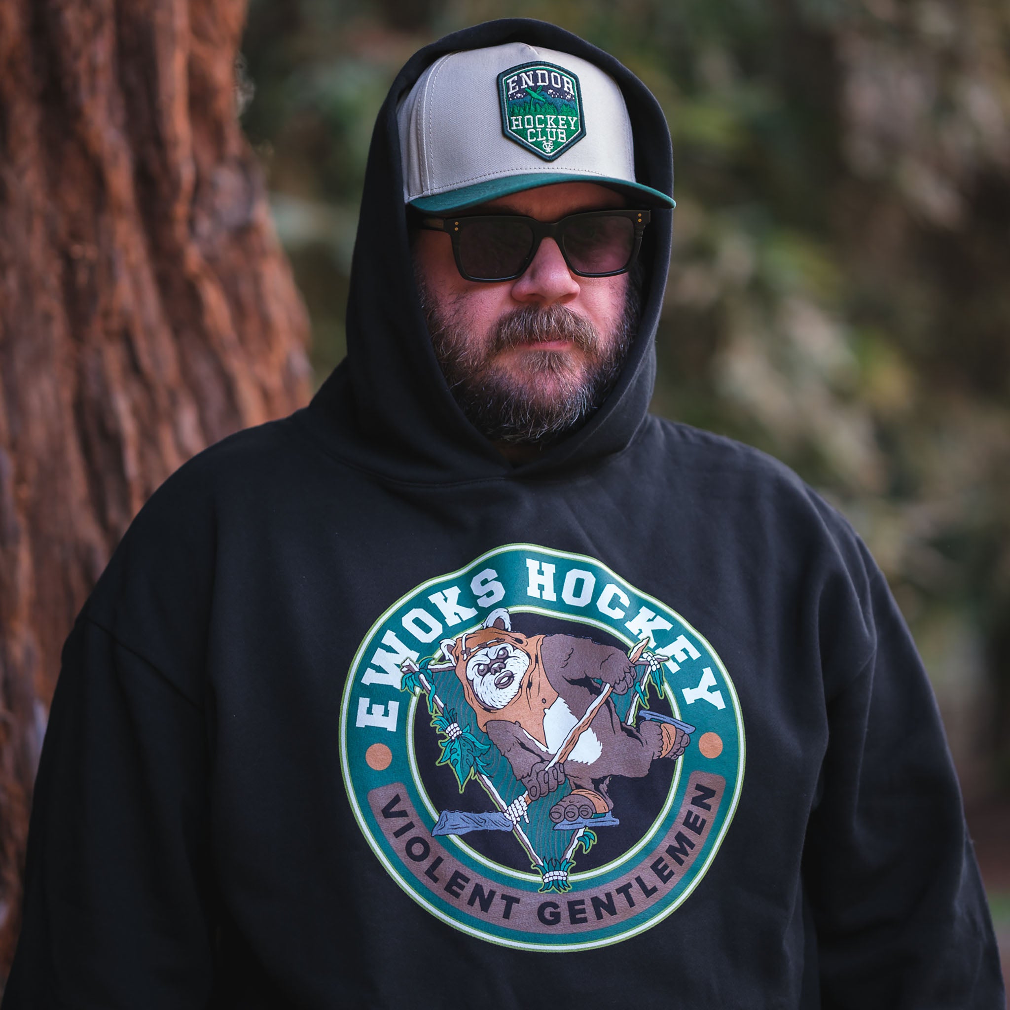 Ewoks Star Wars Hockey Pullover Hoodie - Warm Fleece Sweatshirt for Men & Women - Perfect for Winter Sports, Casual Wear & Fan Gifts