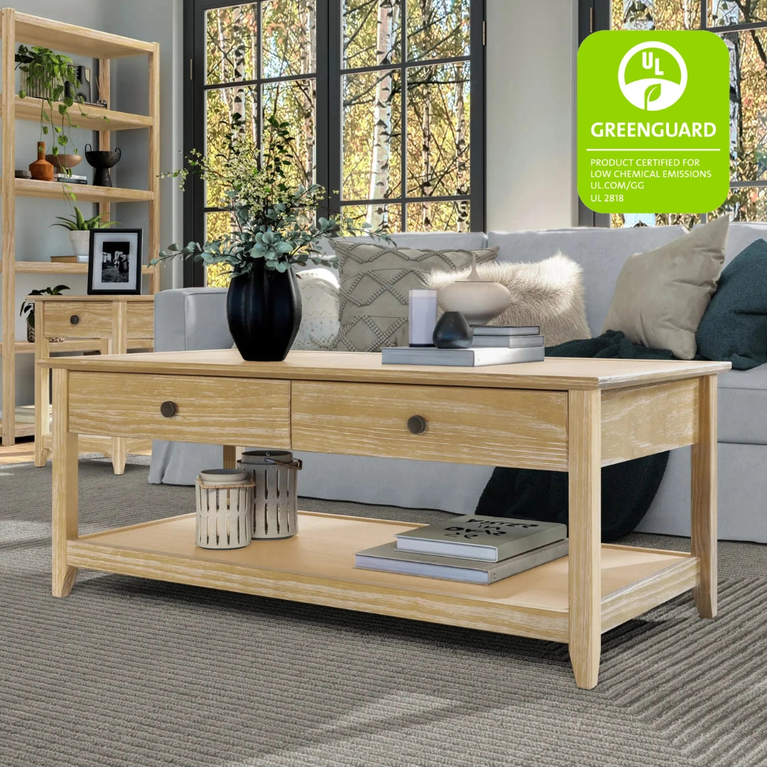 Modern Greenport Coffee Table - Stylish Living Room Furniture for Home Decor, Perfect for Small Spaces & Apartments