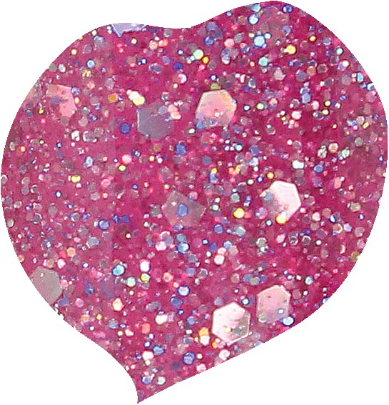 Mia Secret Gelux Soak Off Gel Nail Polish - Pink Glitter UV LED Lamp Cured Long Lasting Gel Polish for Salon & Home Manicure - Perfect for Nail Art, French Tips & Special Occasions