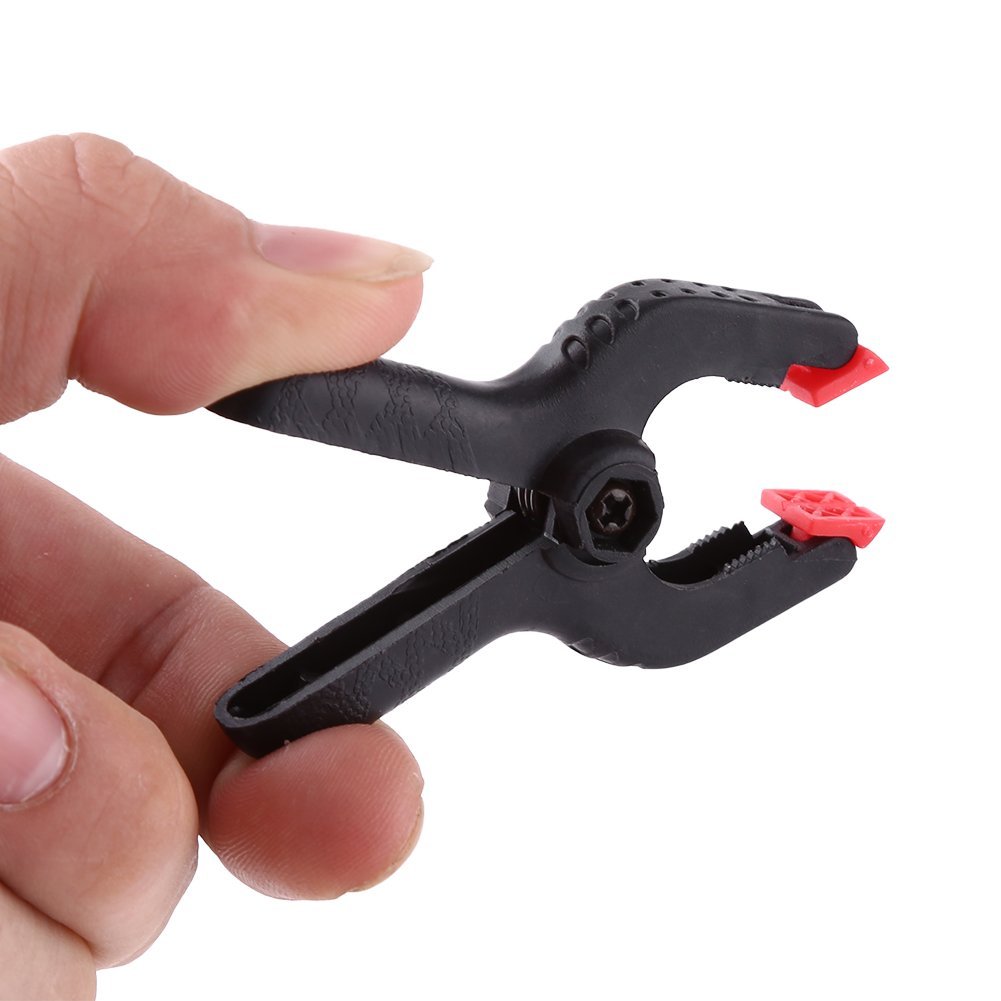 6pcs Professional Photo Studio Clips - Spring Clamps for Photography Backdrop, Background & Lighting - Durable Lightweight Stand Clips for Studio, Home Photography & Video Shooting