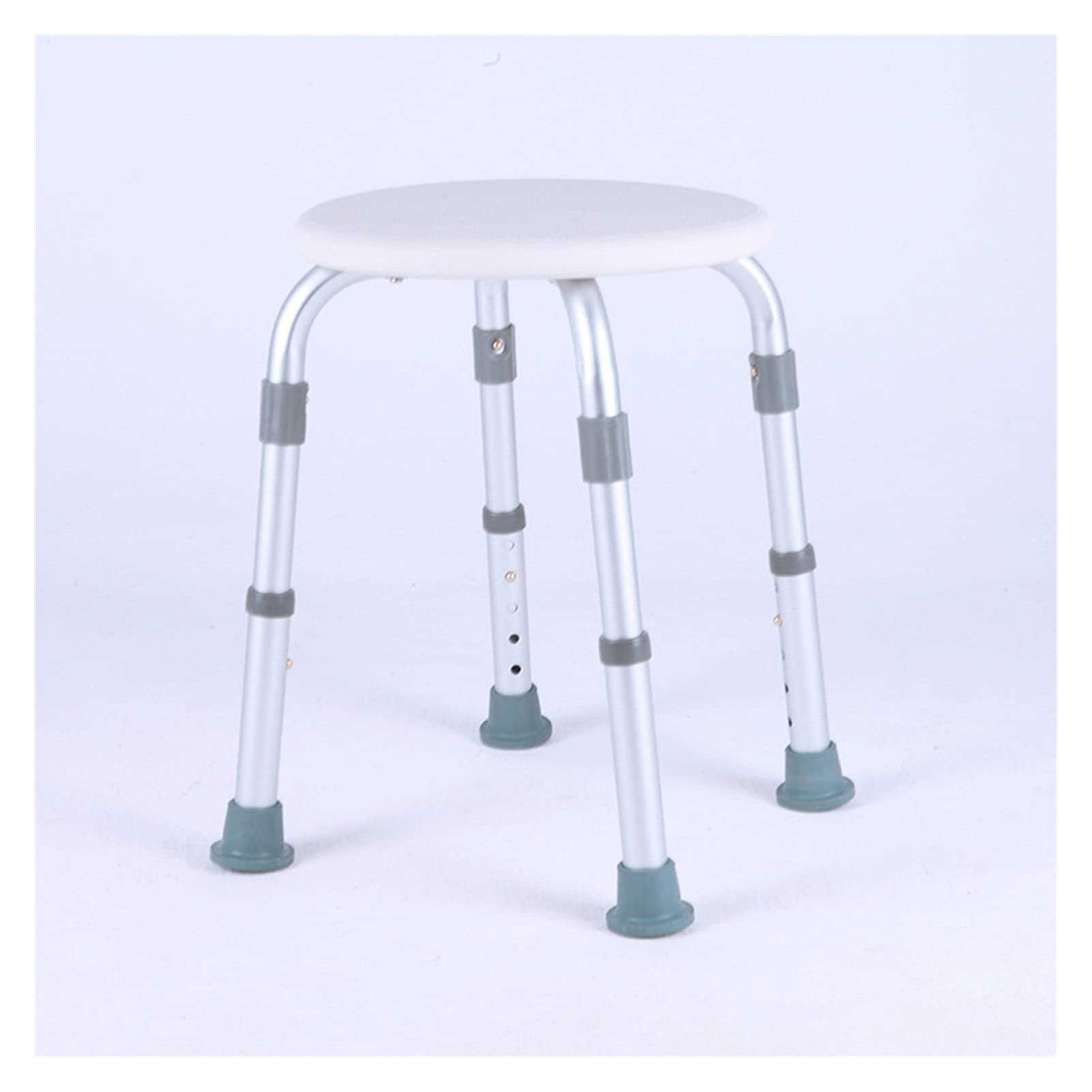 Adjustable Bathtub Shower Chair - 8 Height Settings Non-Slip Bath Bench Stool with Rubber Feet for Elderly & Disabled - Perfect for Bathroom Safety & Spa Relaxation (Large, As Shown Color)