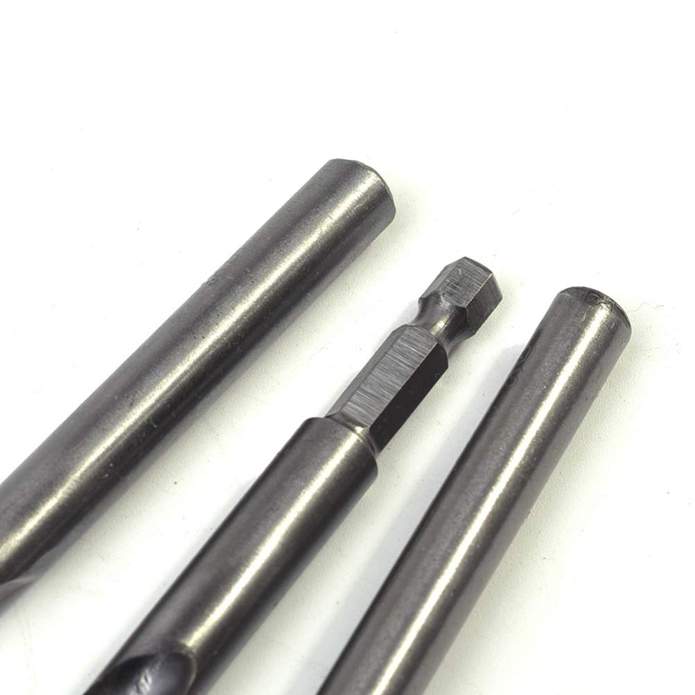 2PCS Countersunk Head Drill Bit Set - Hex Shank Wood Hole Reamer & Countersink Drill Bits for Woodworking, Cabinetry & DIY Projects