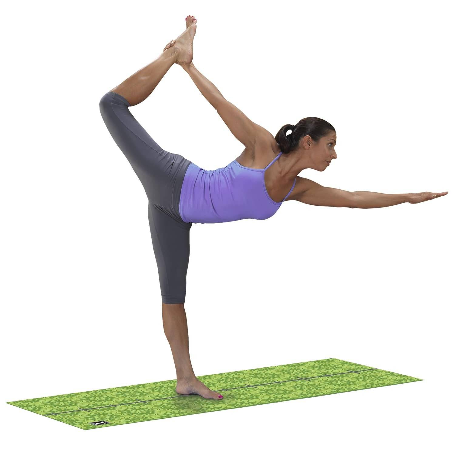 Premium Non-Slip Yoga Mat for Home & Studio Workouts - Body Solid Tools BSTYM - Ideal for Hot Yoga, Pilates, Meditation & Fitness Training