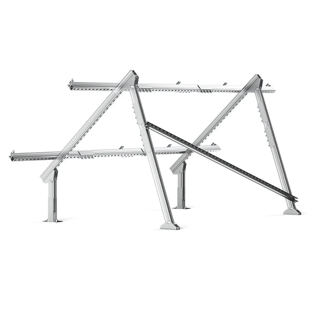 Rich Solar Solar Panel Ground Mount Kit - Compatible with MEGA 200, MEGA 220 & MEGA 250 Solar Panels - Perfect for Off-Grid, RV & Home Solar System Installations