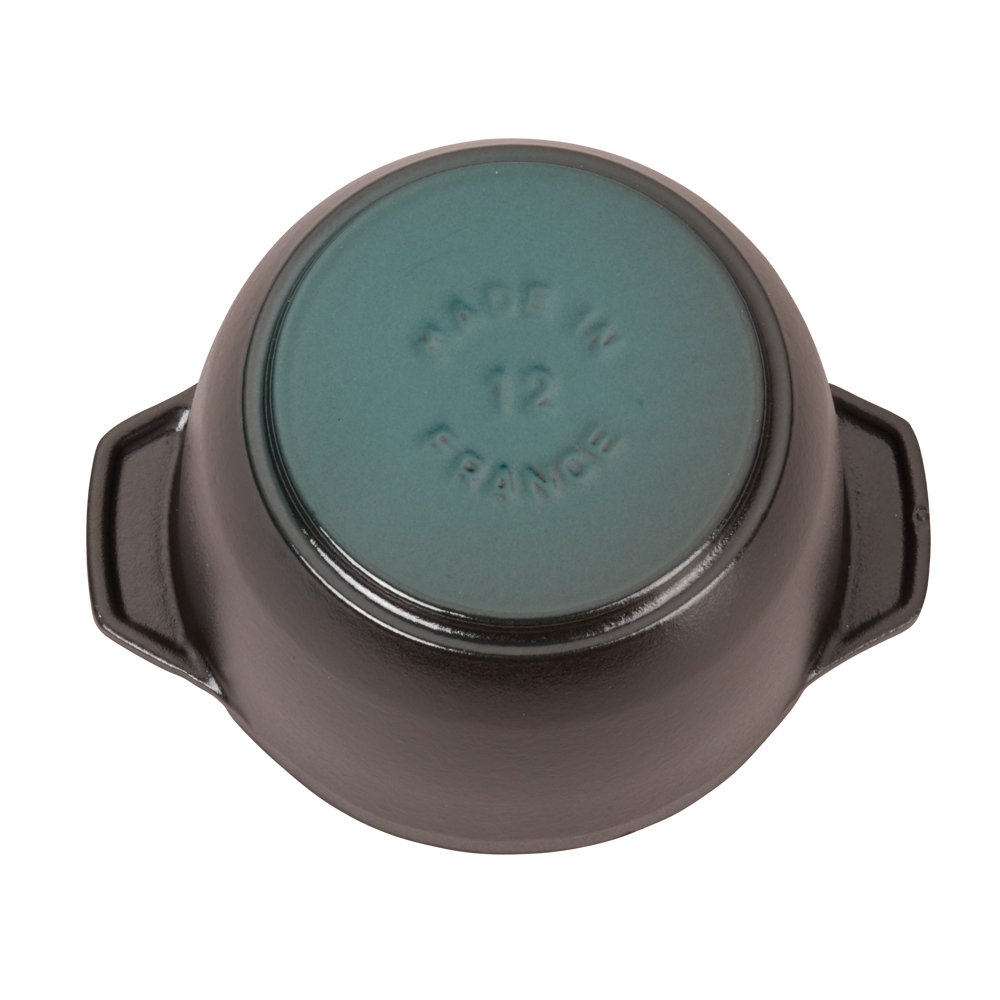 Staub 0.75-qt Cast Iron French Oven - Premium Matte Black Dutch Oven, Made in France | Perfect for Baking, Braising & Serving Dishes | Ideal for Small Kitchens & Couples Cooking