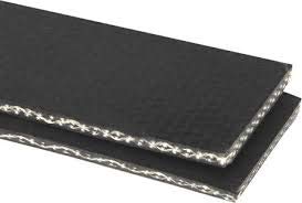 24 Inch Wide PVC 150 Cover One Side Black Conveyor Belt - 10 Foot Length - Heavy Duty Industrial Material for Warehouse, Packaging, and Assembly Line Use